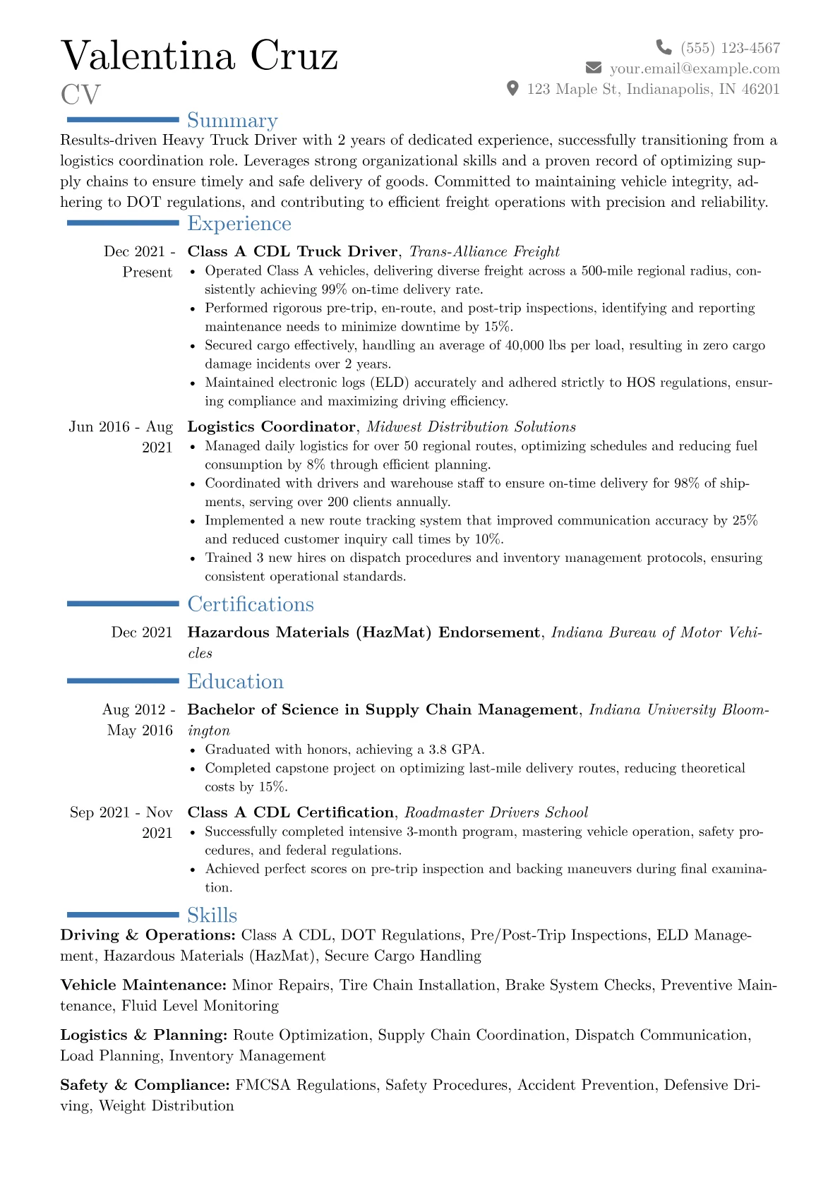 Career changer version - Page 1