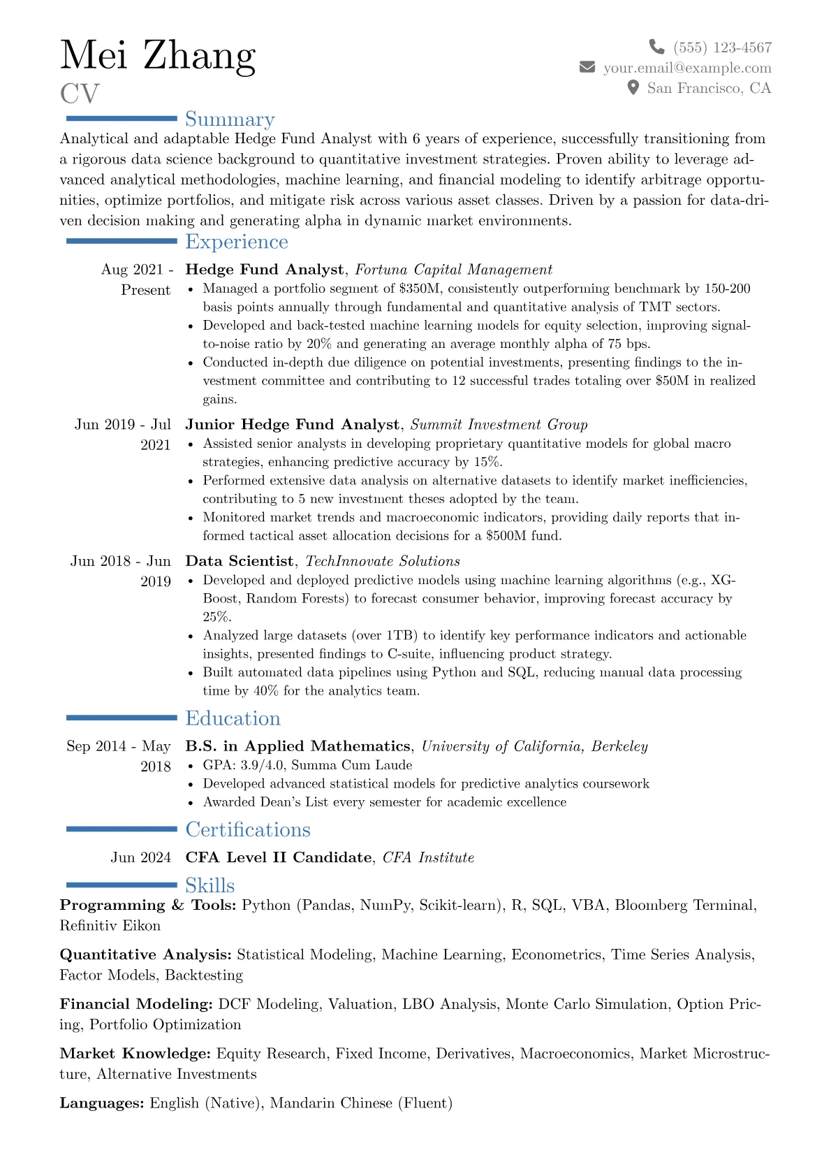 Career changer version - Page 1