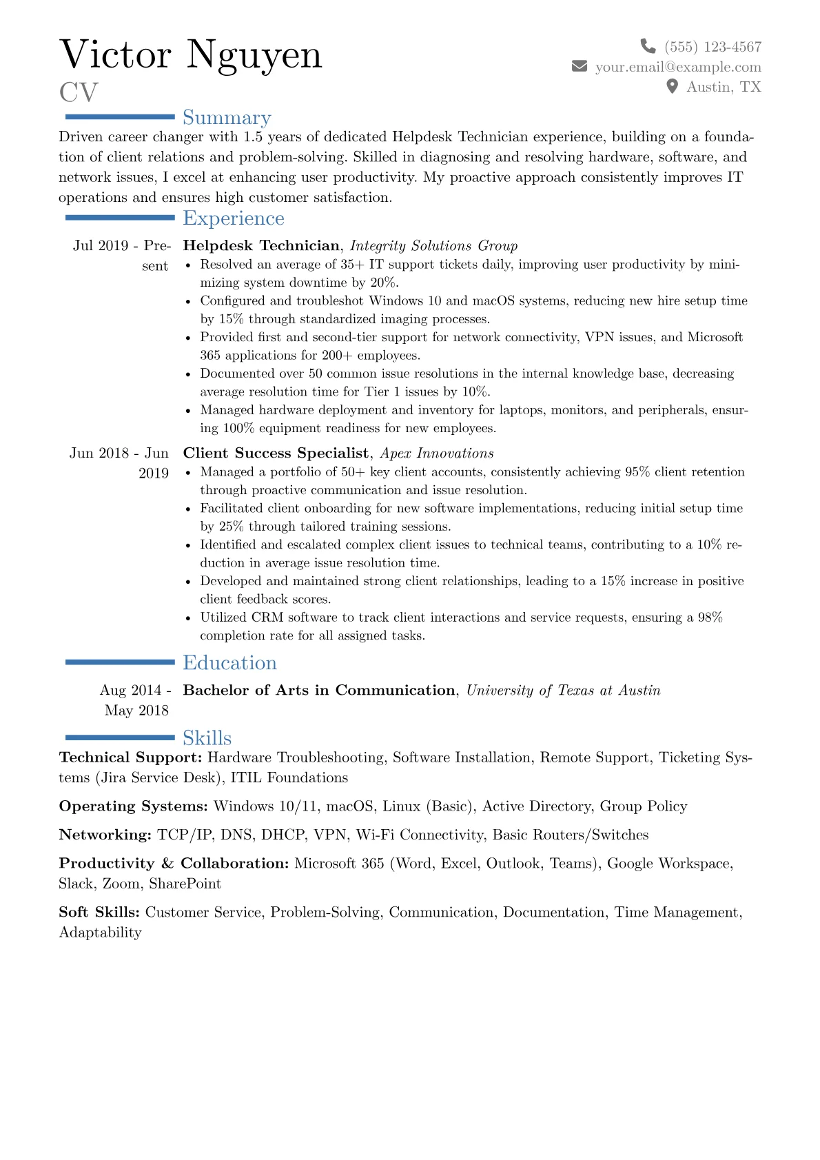 Career changer version - Page 1