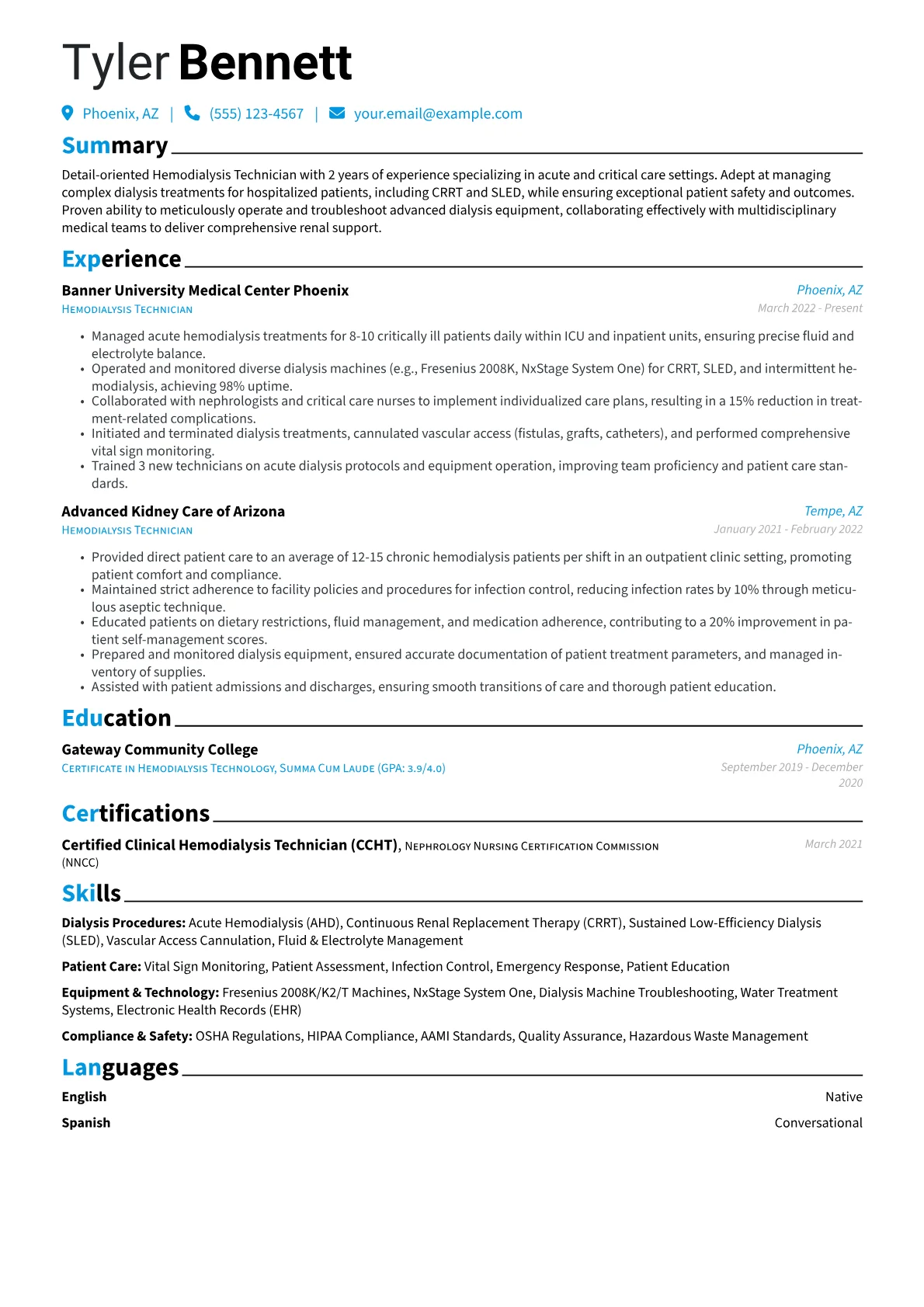 Acute Care Specialist version - Page 1