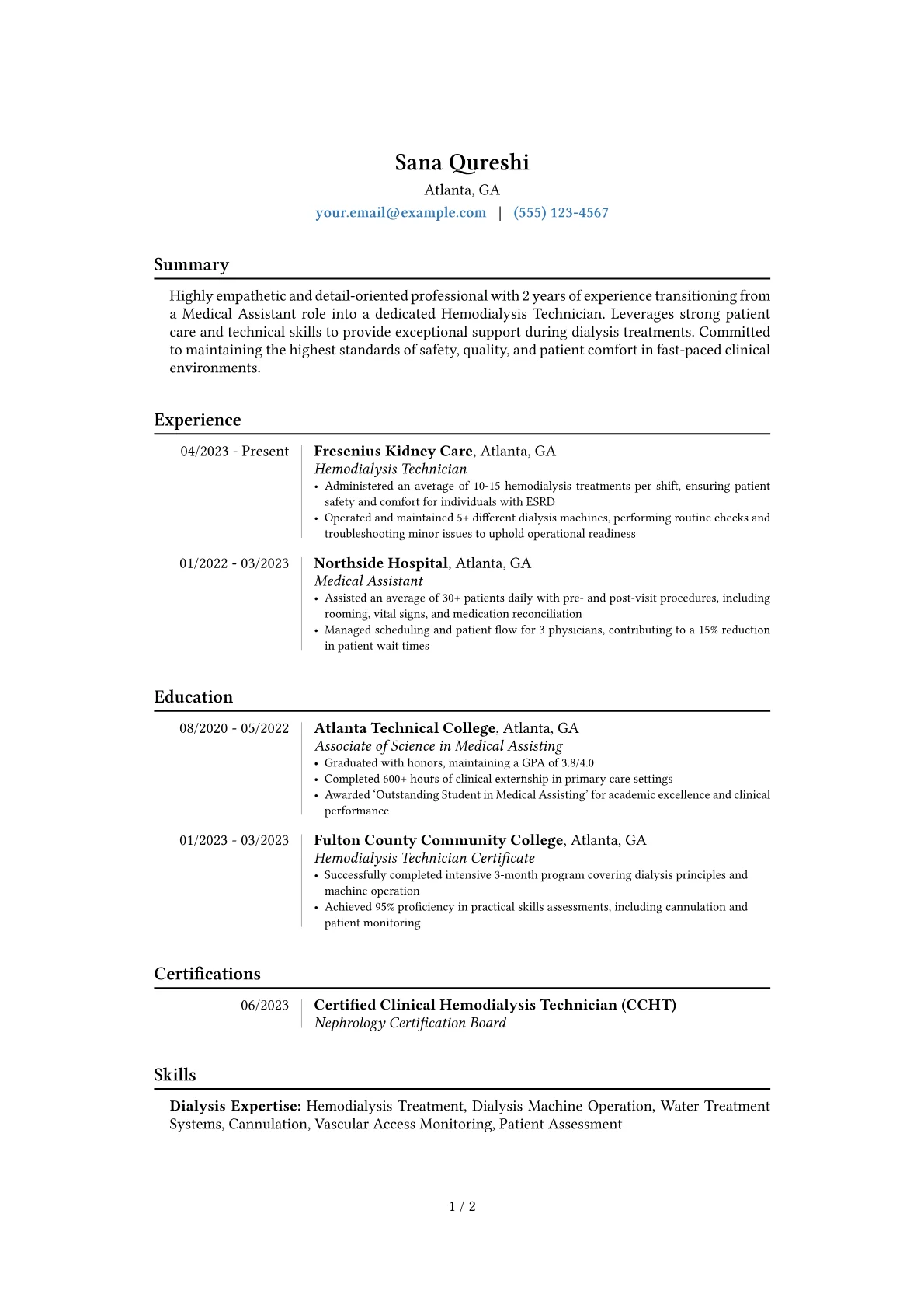 Career changer version - Page 1