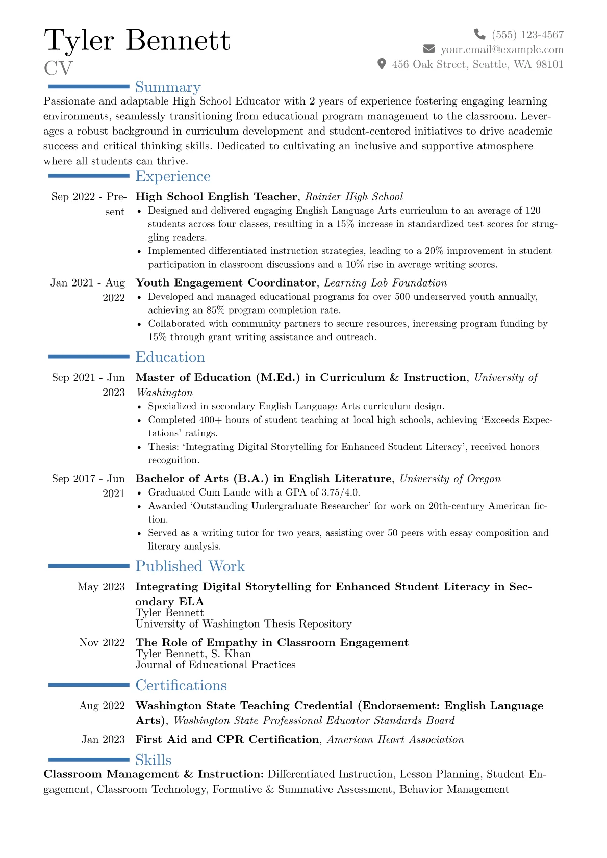Career changer version - Page 1