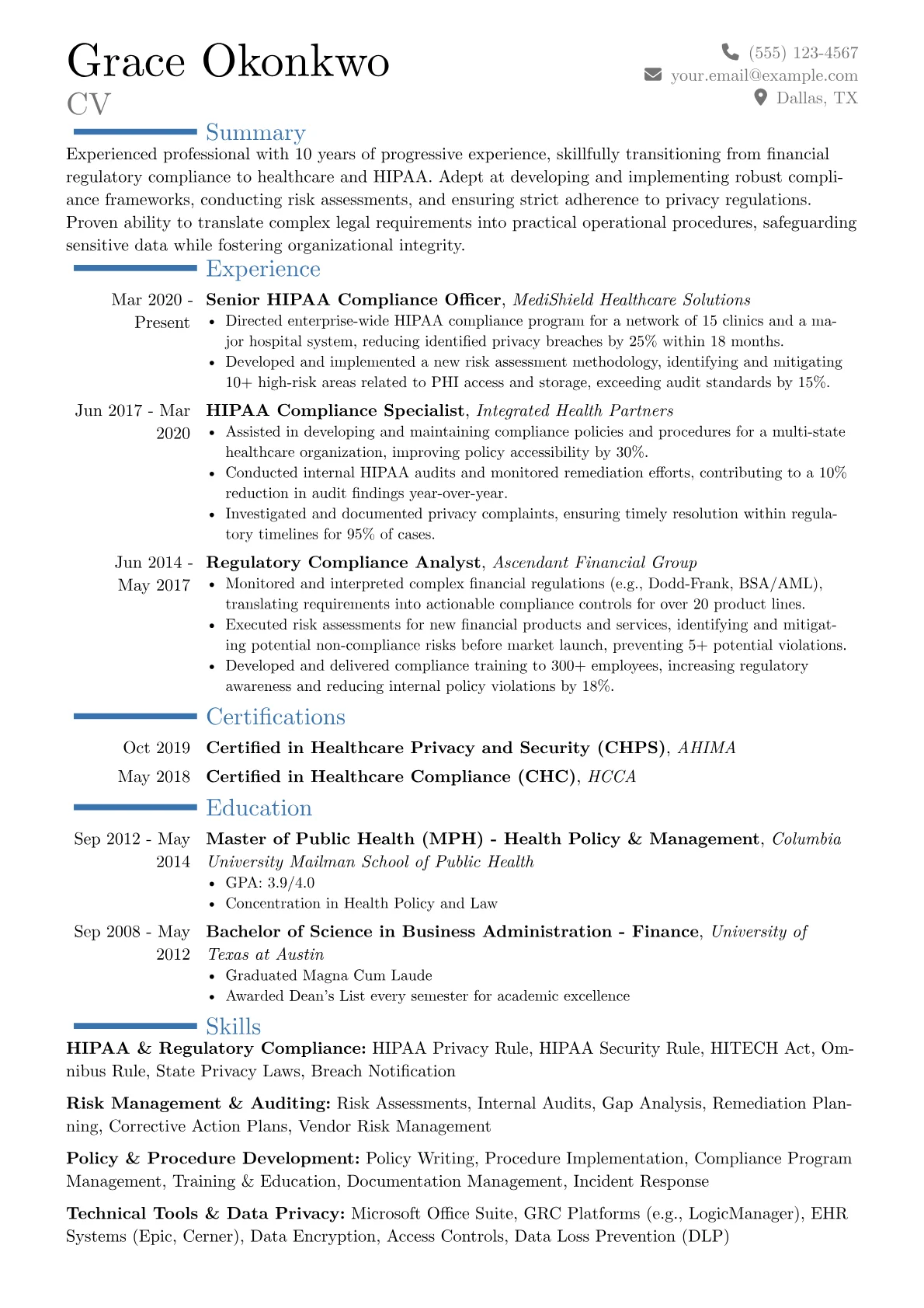 Career changer version - Page 1