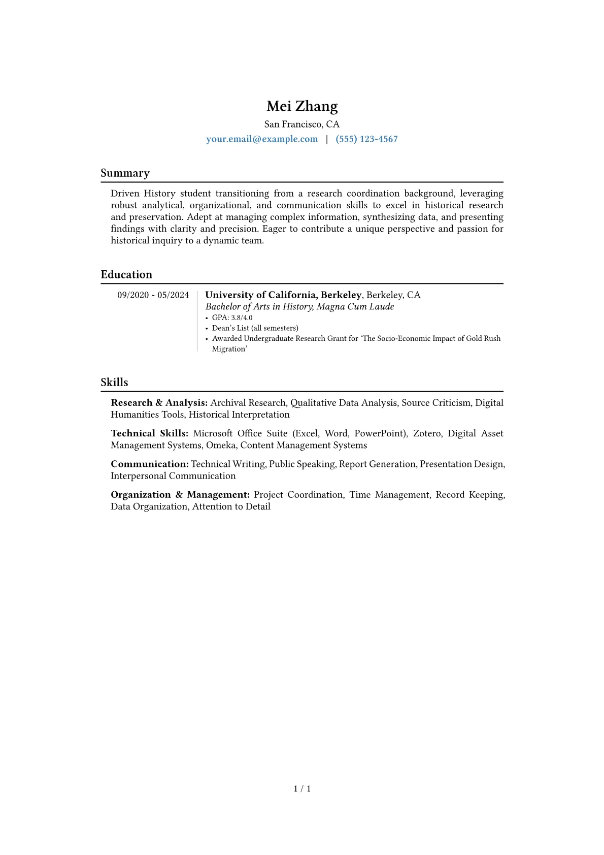 Career changer version - Page 1