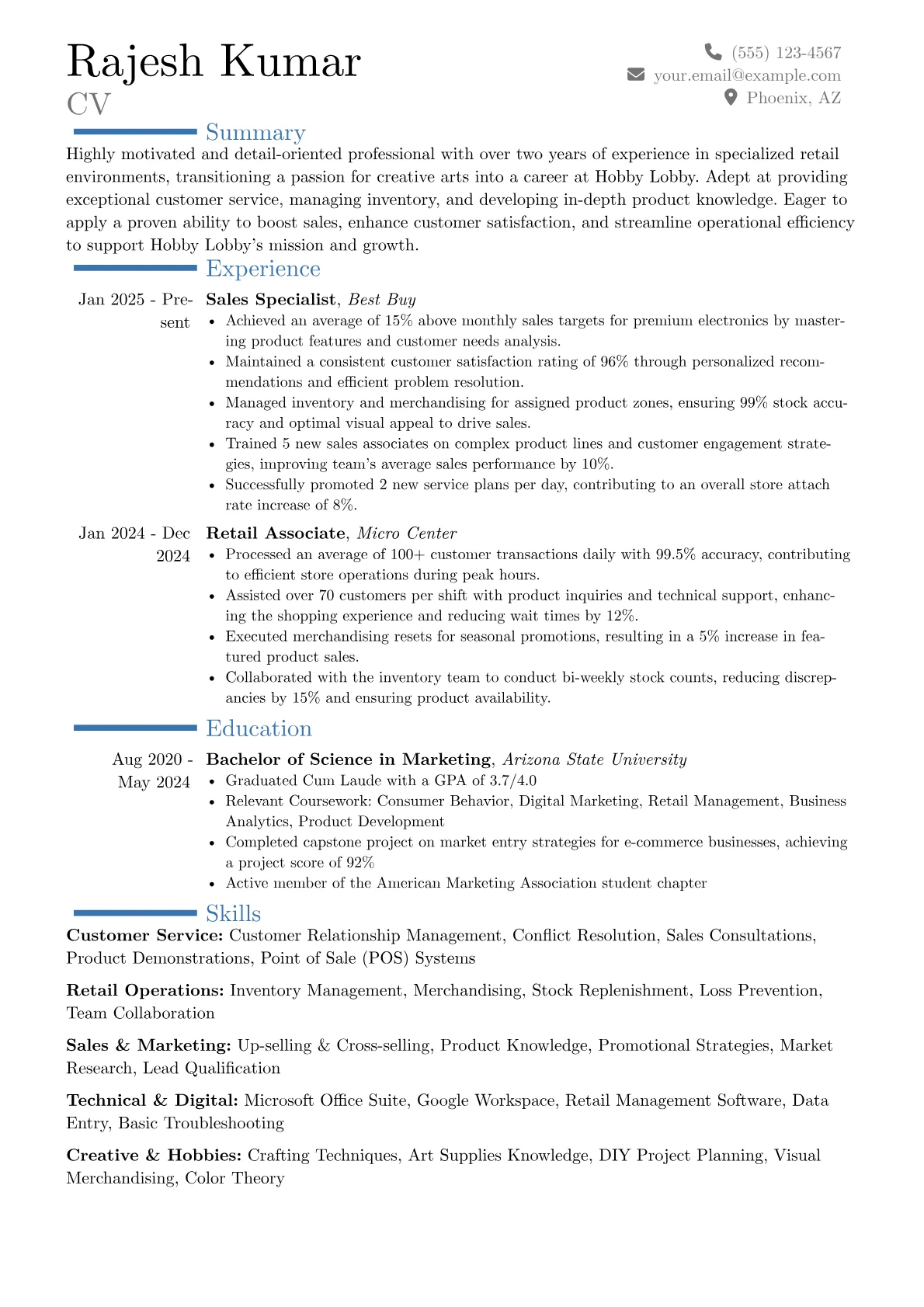 Career changer version - Page 1