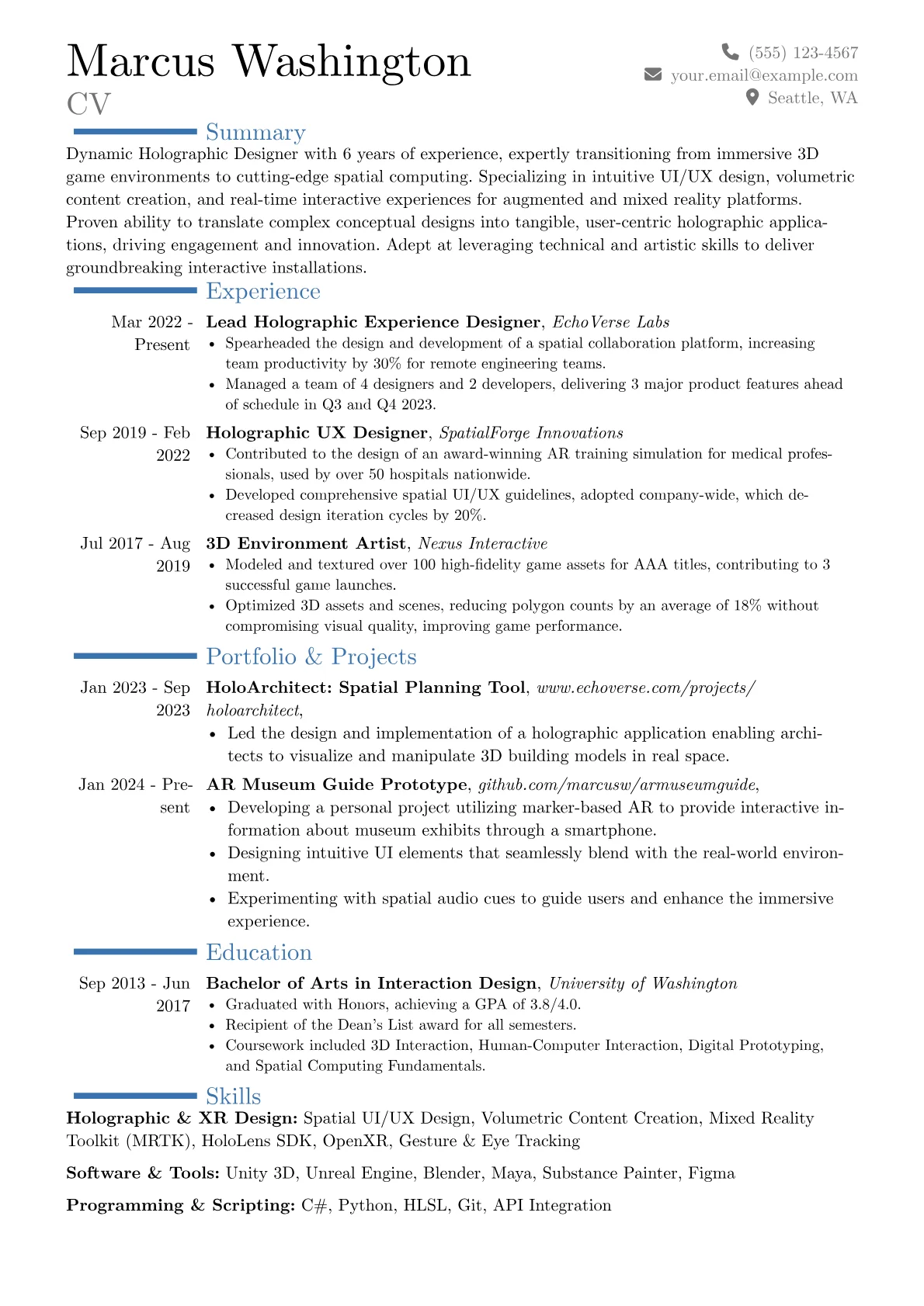 Career changer version - Page 1