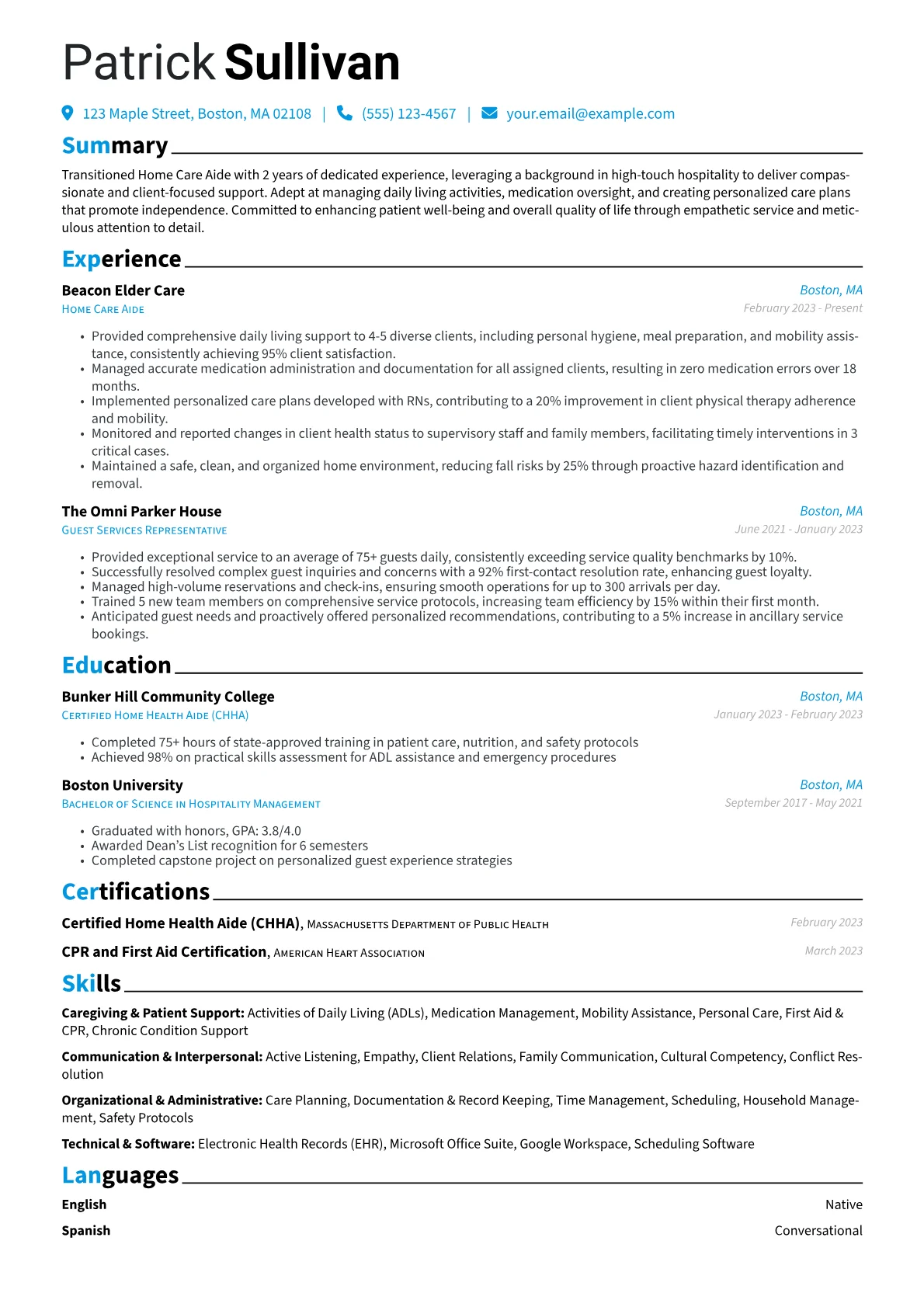 Career changer version - Page 1
