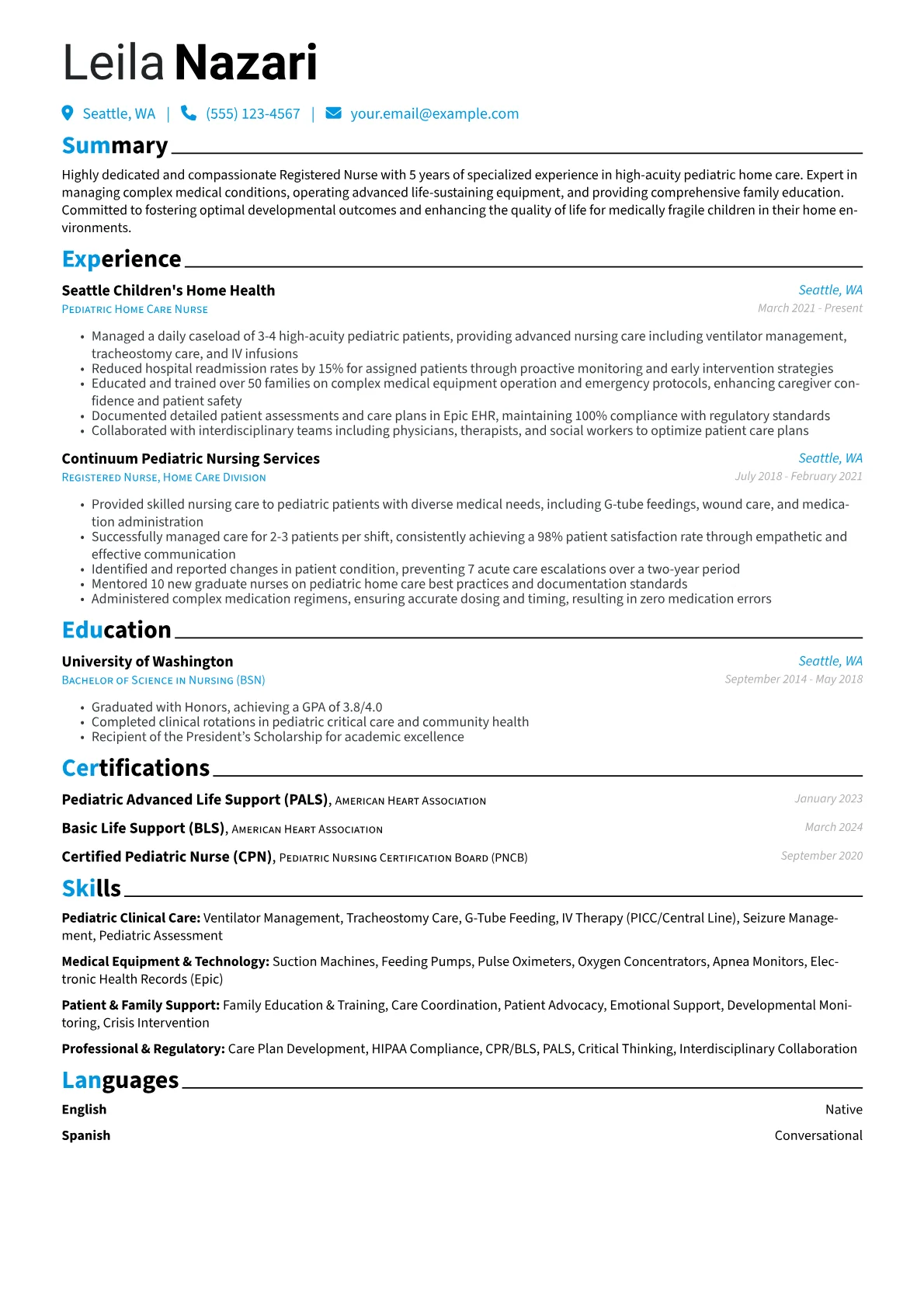 Pediatric High-Acuity version - Page 1