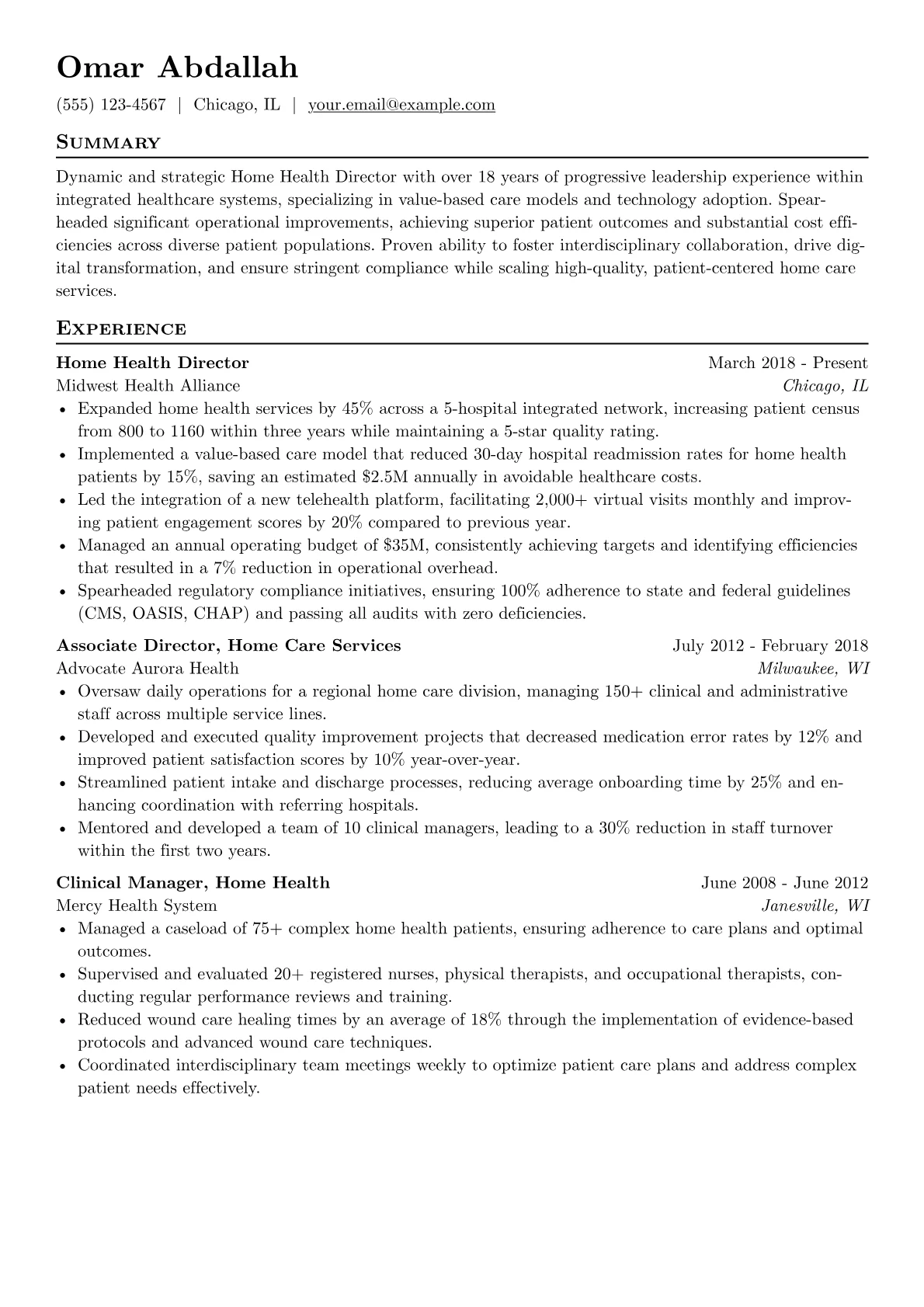 Integrated Health version - Page 1