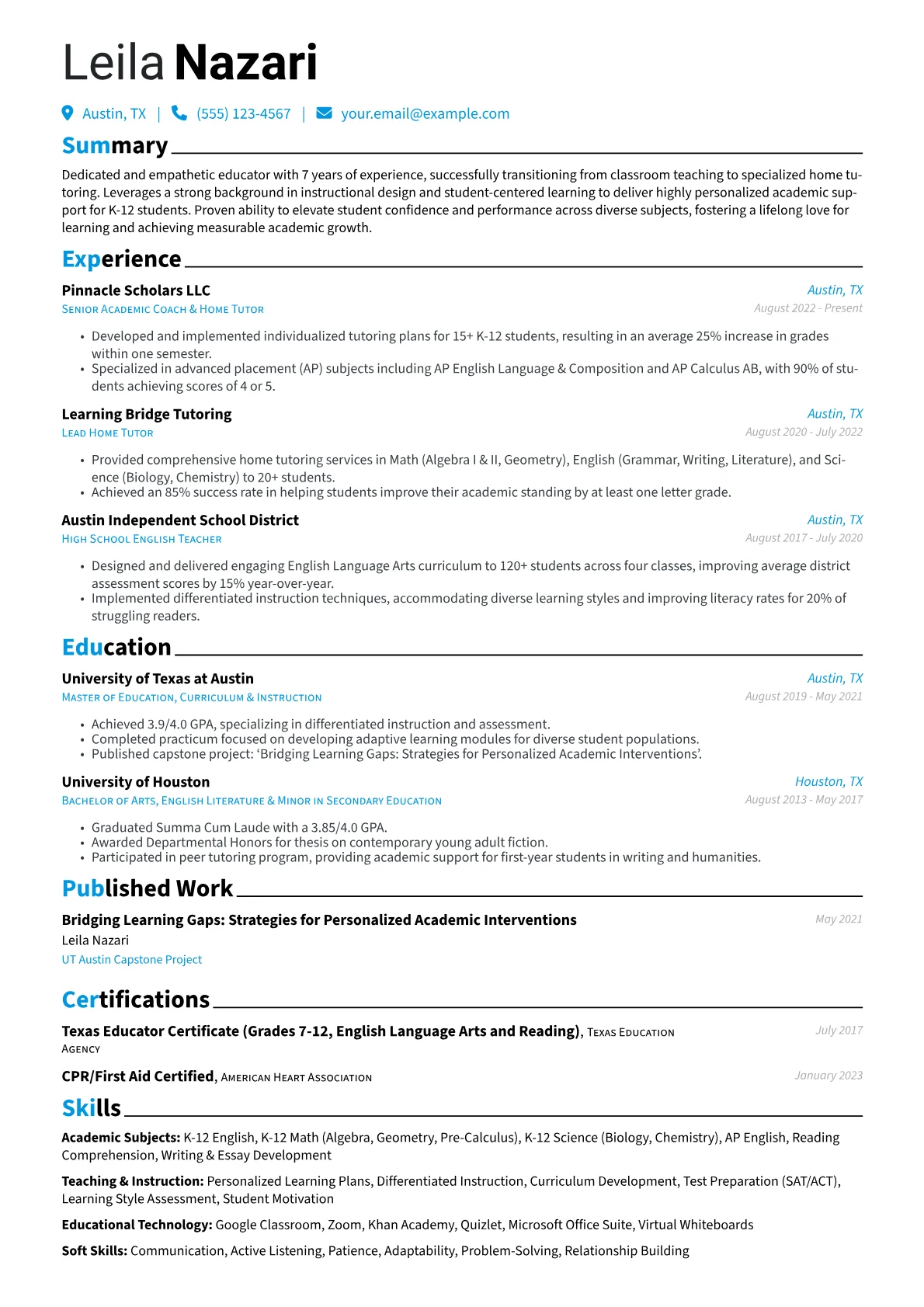 Career changer version - Page 1