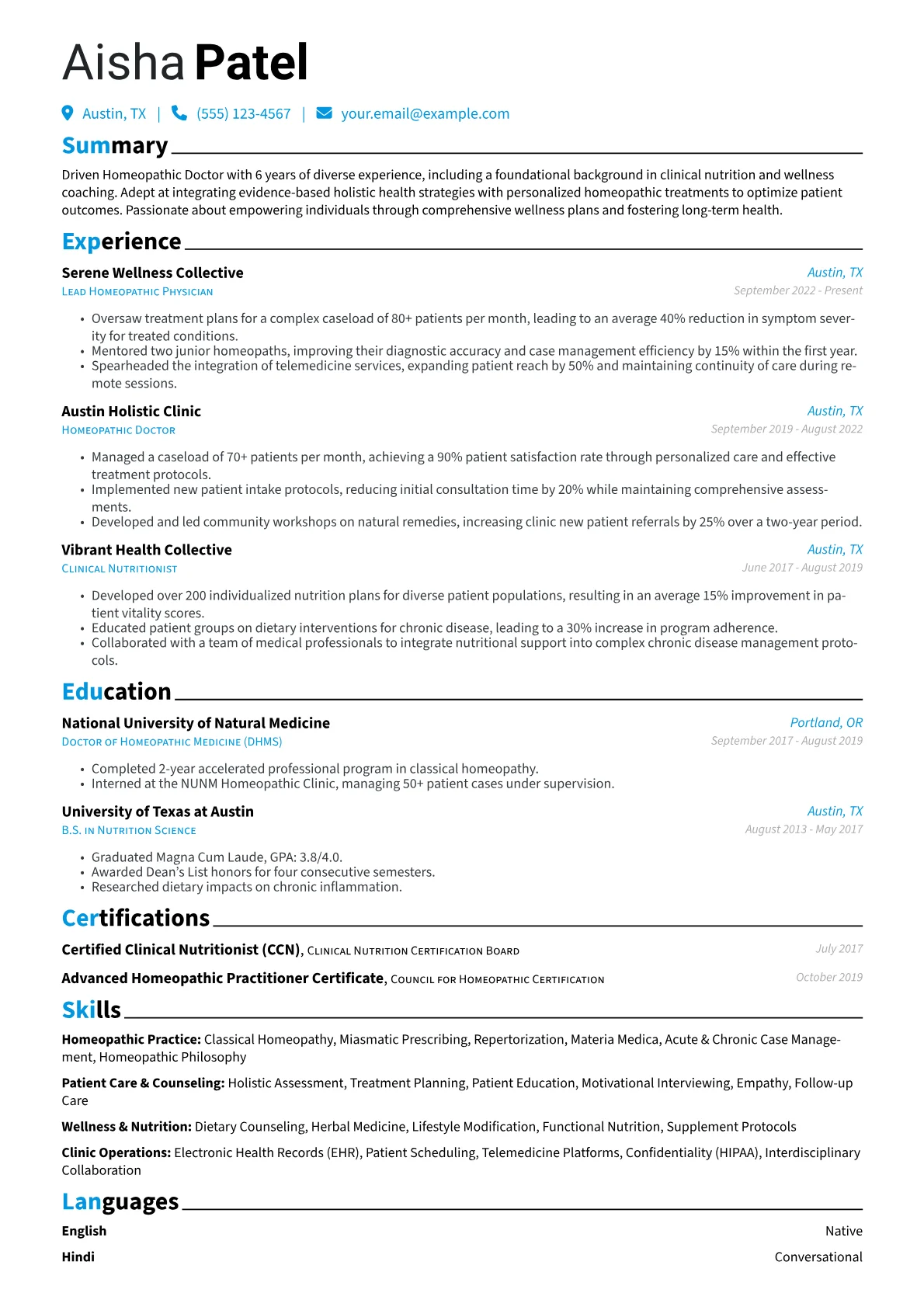 Career changer version - Page 1