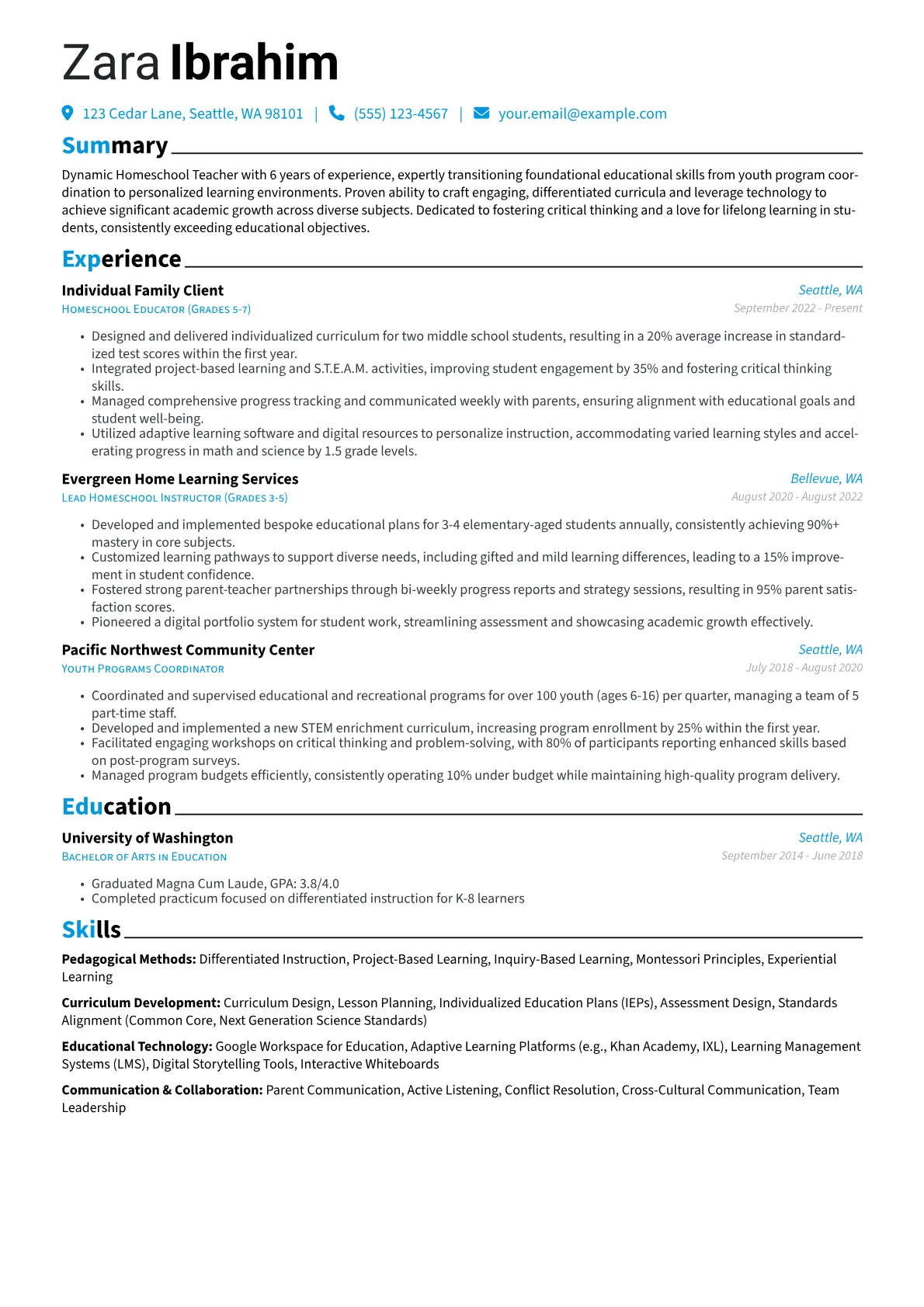 Career changer version - Page 1