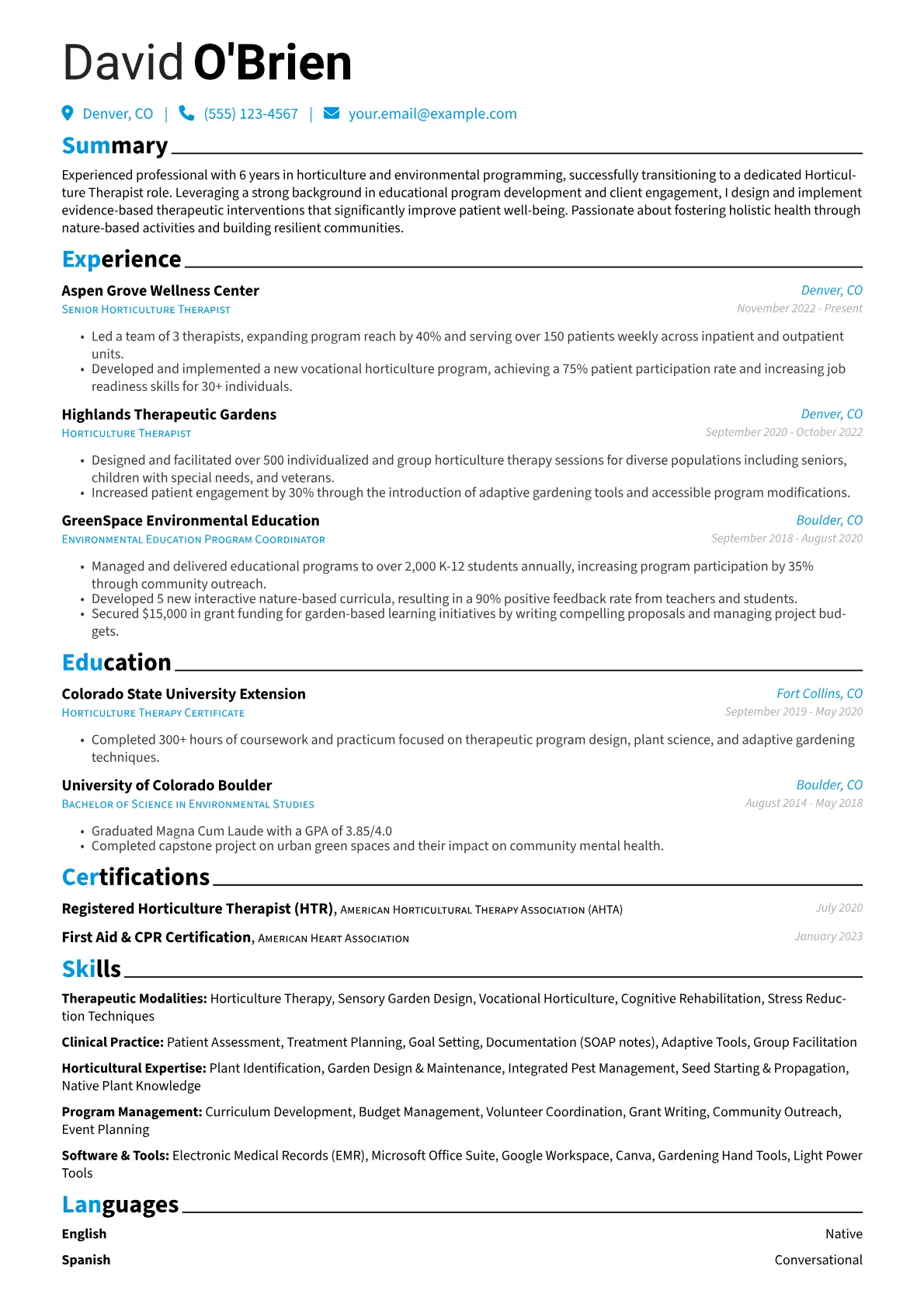 Career changer version - Page 1
