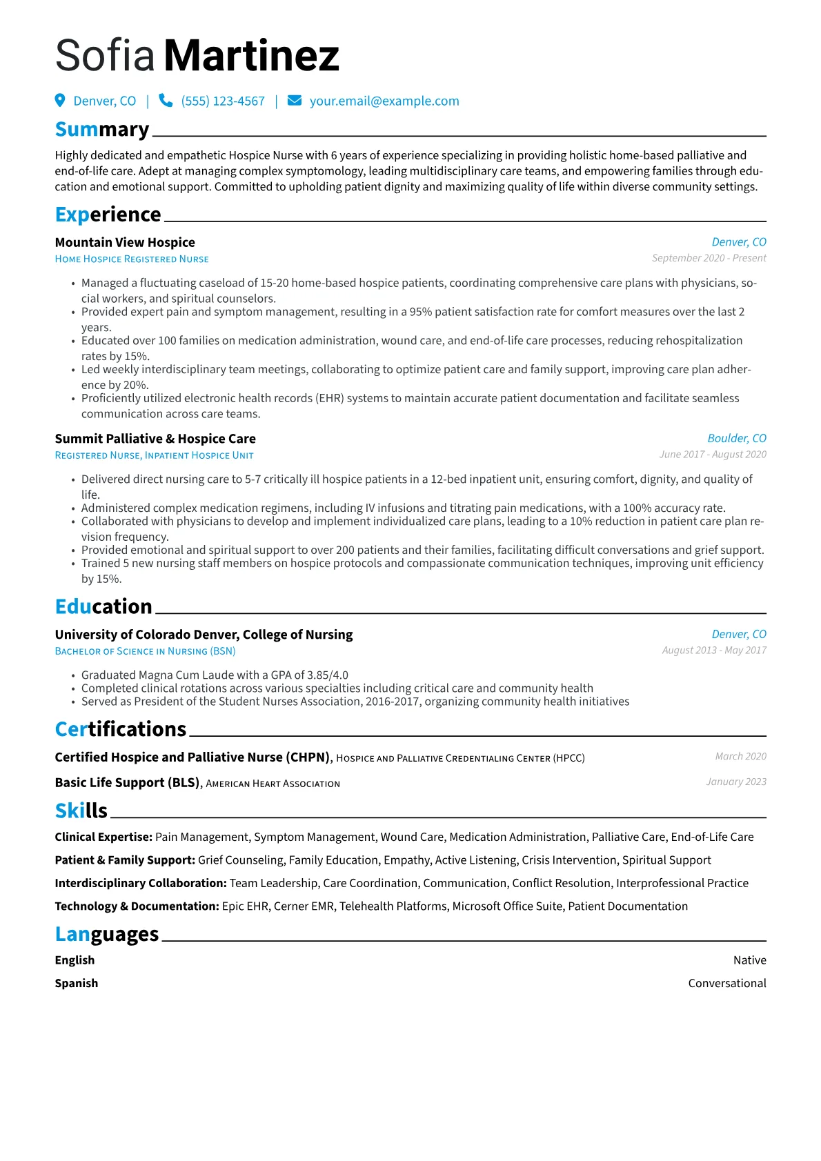 Home-Based Hospice Nurse version - Page 1