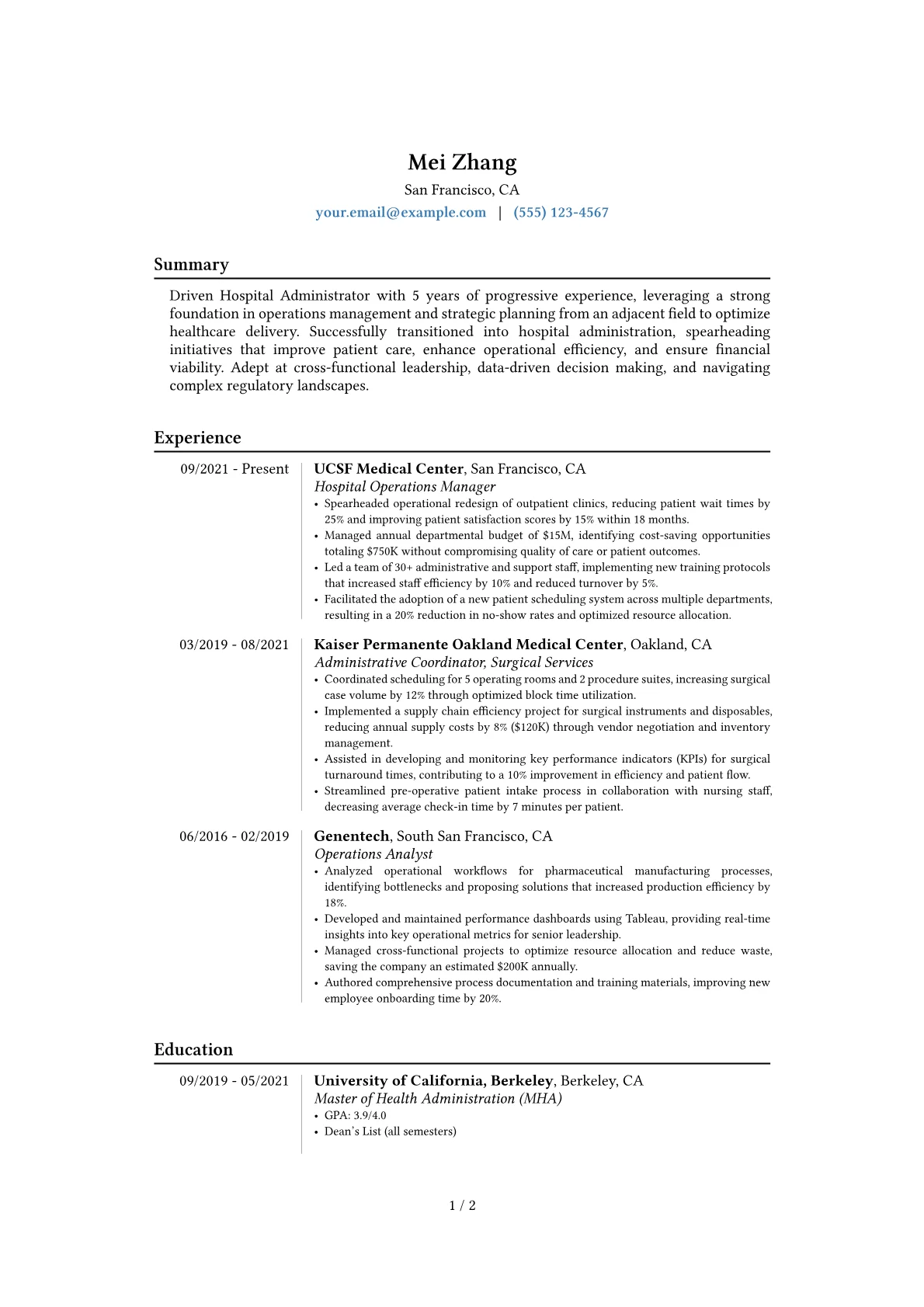 Career changer version - Page 1