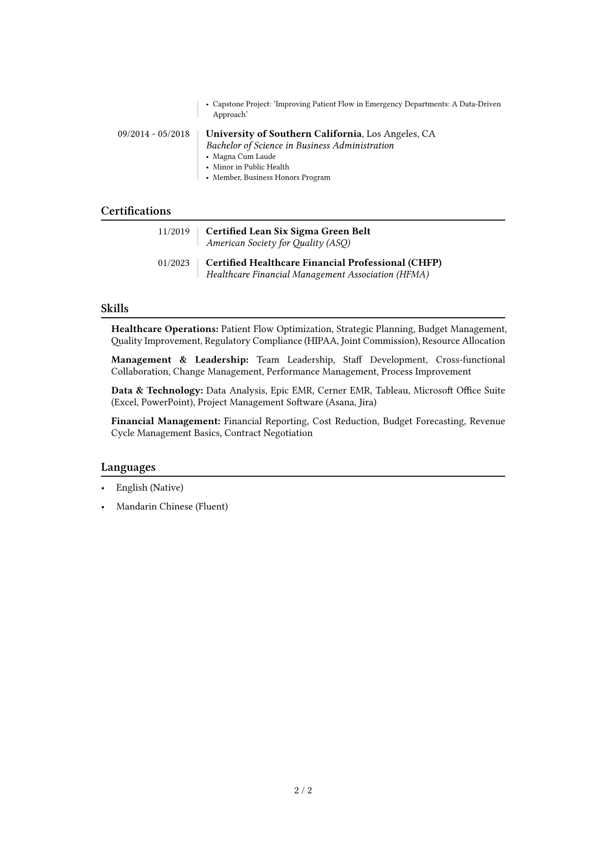 Career changer version - Page 2