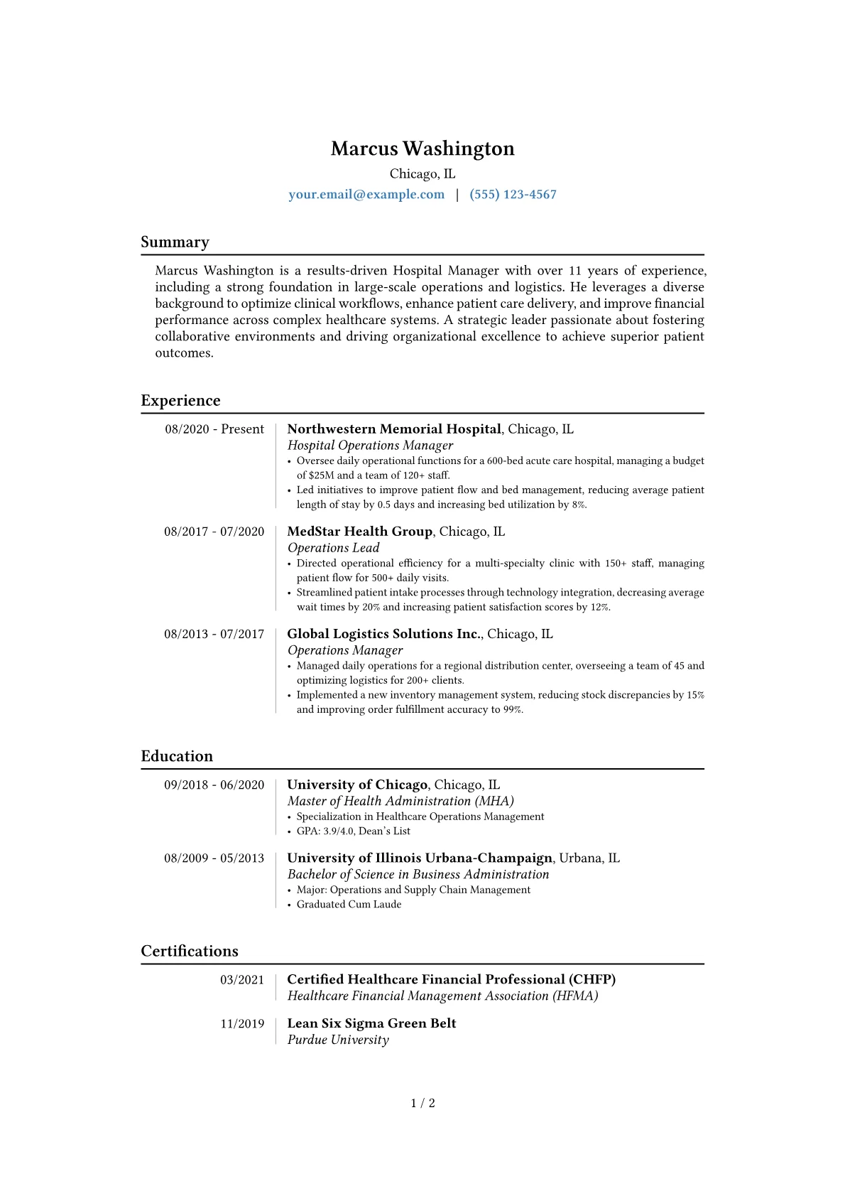 Career changer version - Page 1
