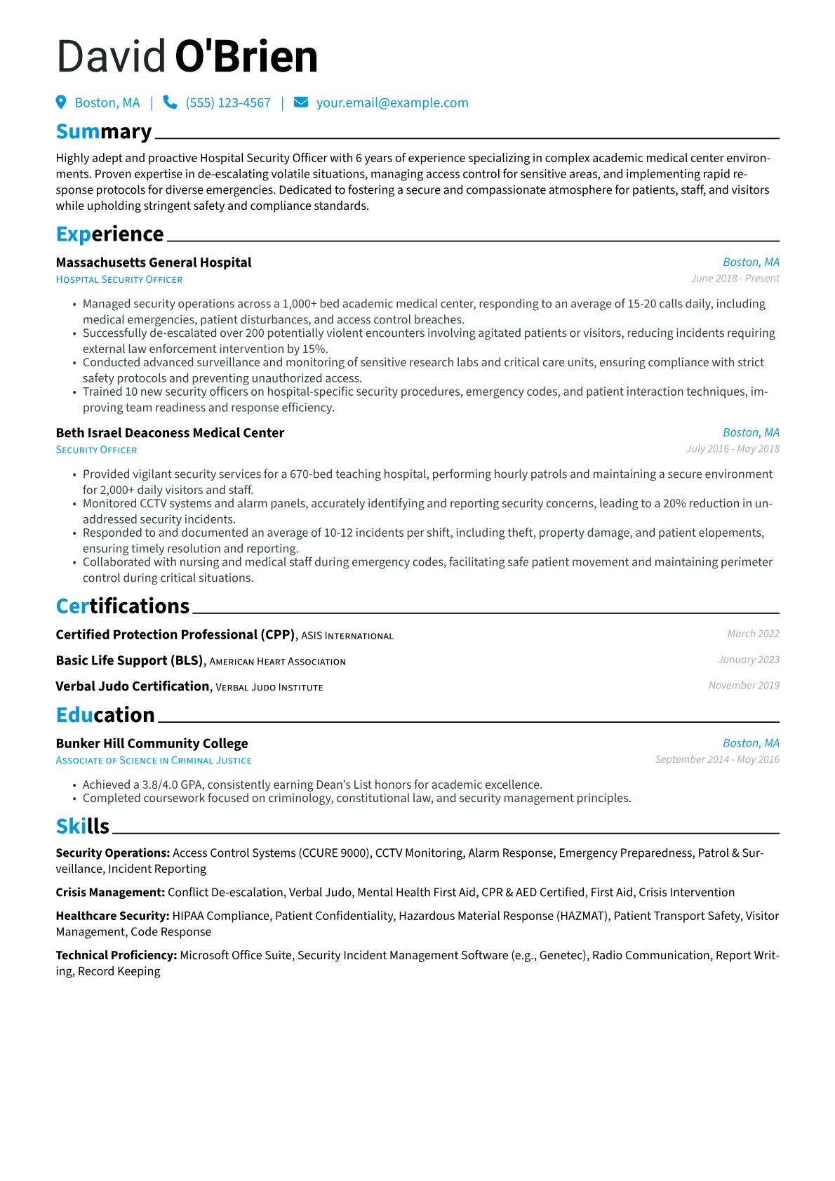 Hospital Security version - Page 1