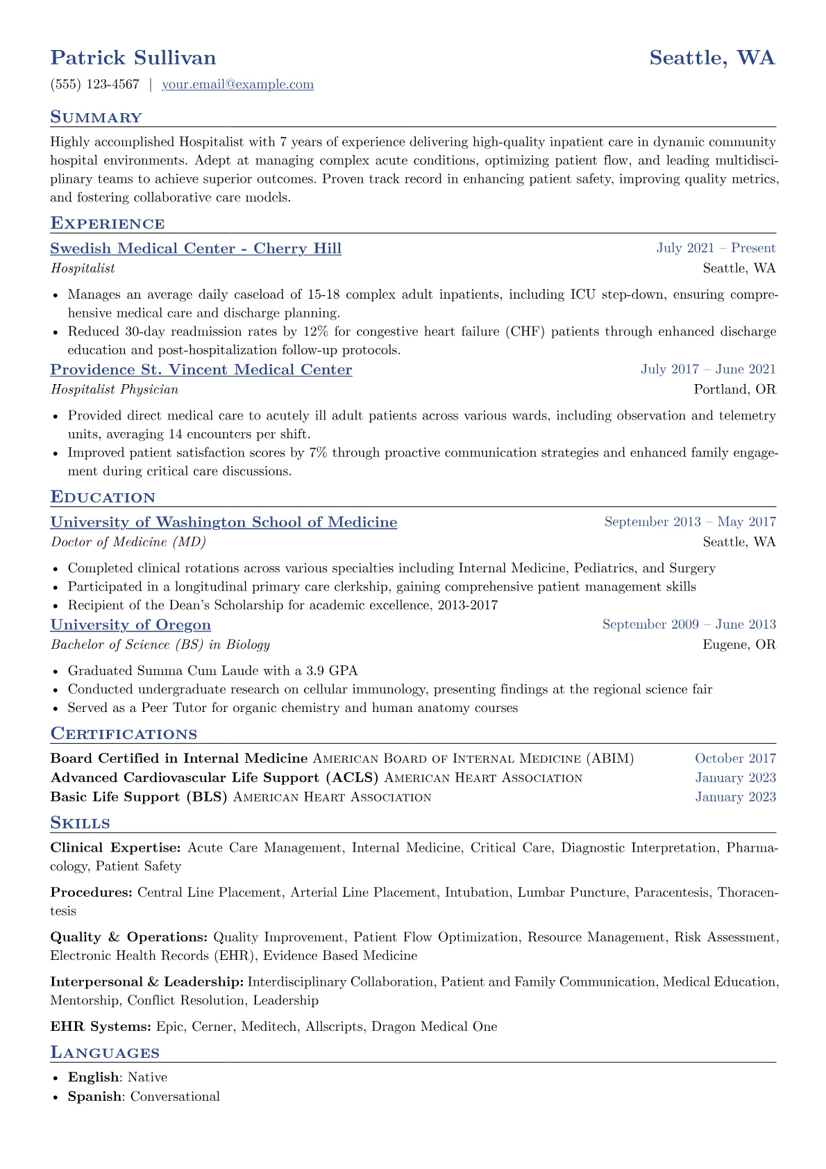 Community Hospital Focus version - Page 1