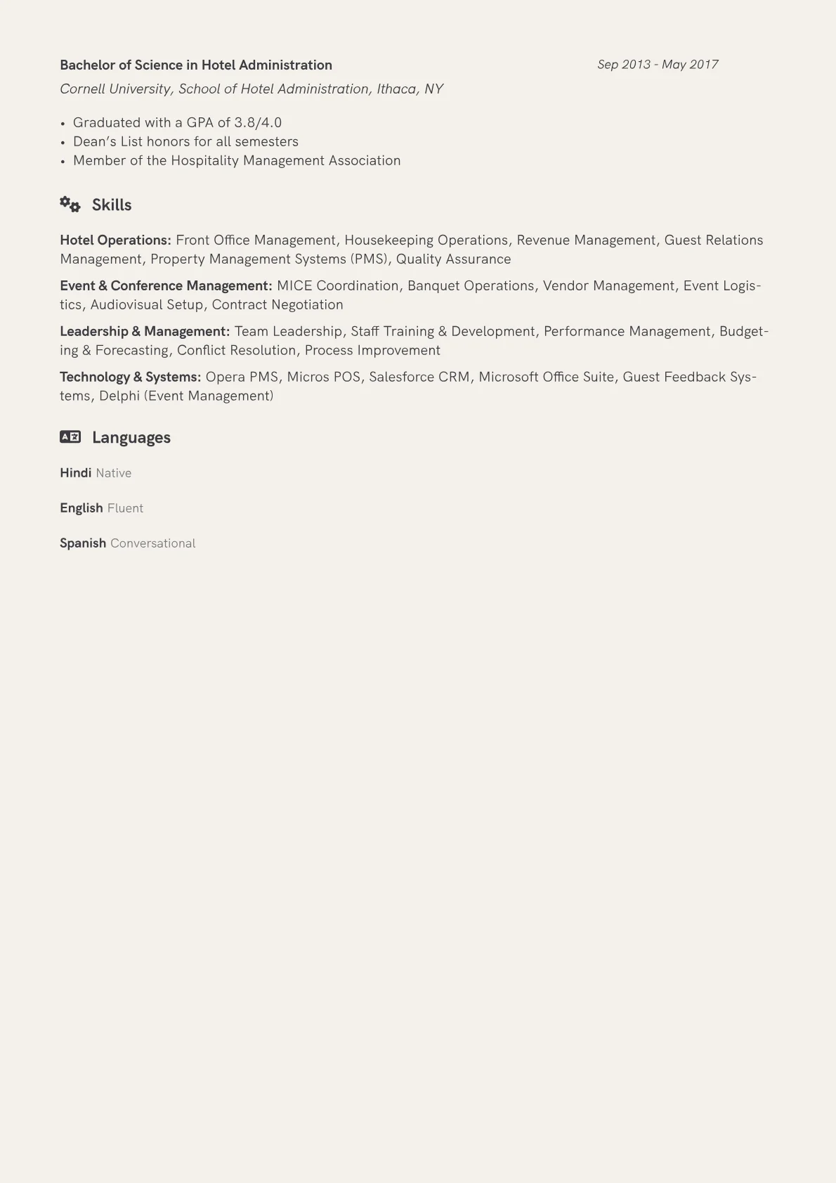 Hospitality Operations version - Page 2