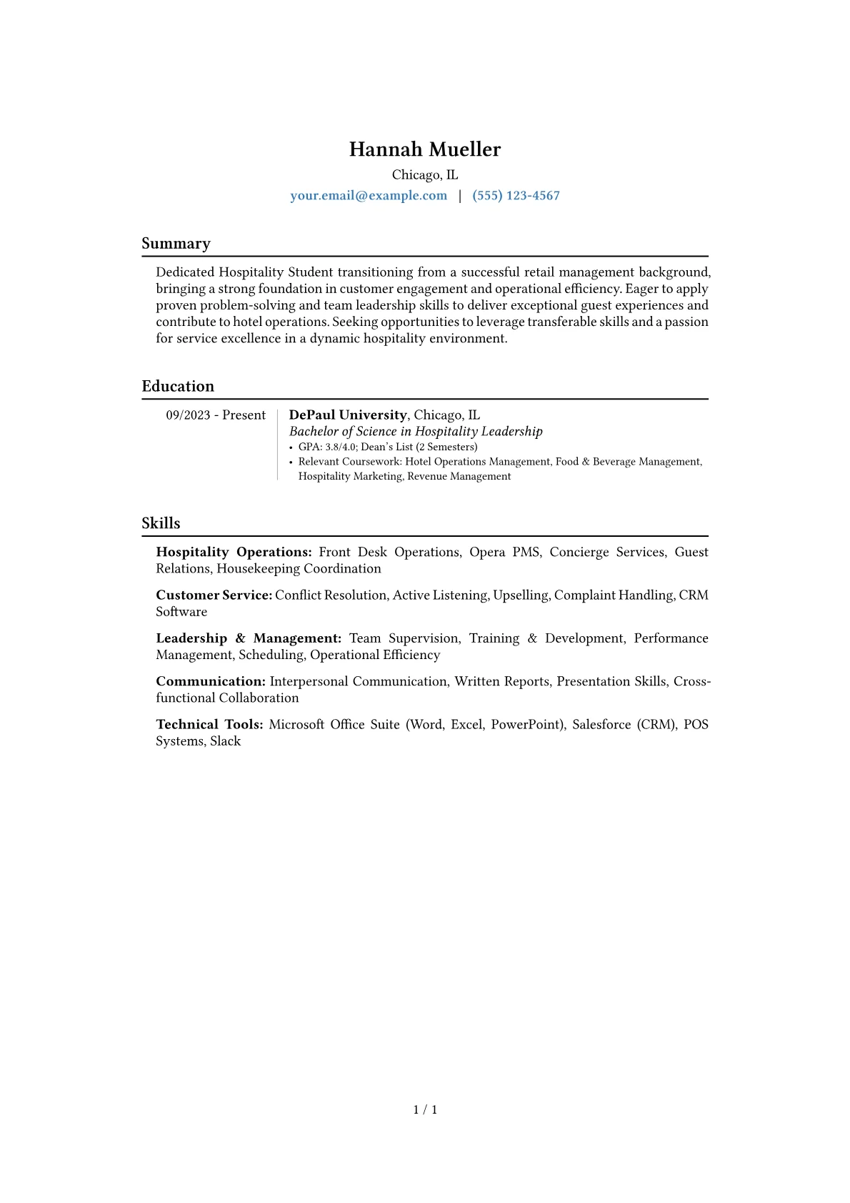 Career changer version - Page 1