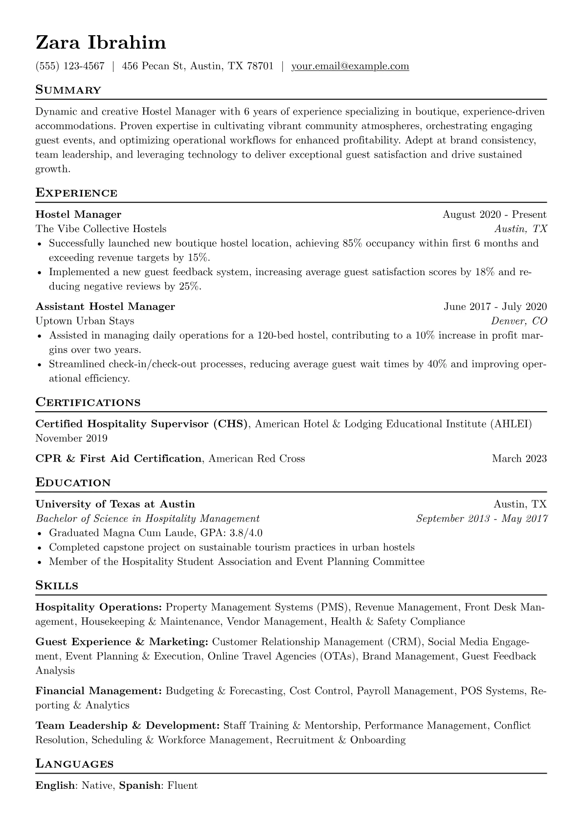 Boutique Hostel Manager version - Page 1