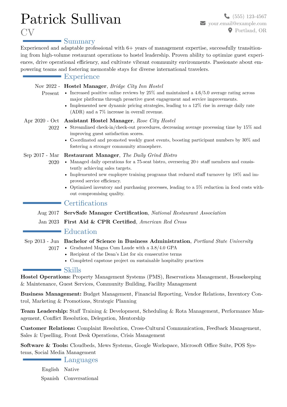 Career changer version - Page 1