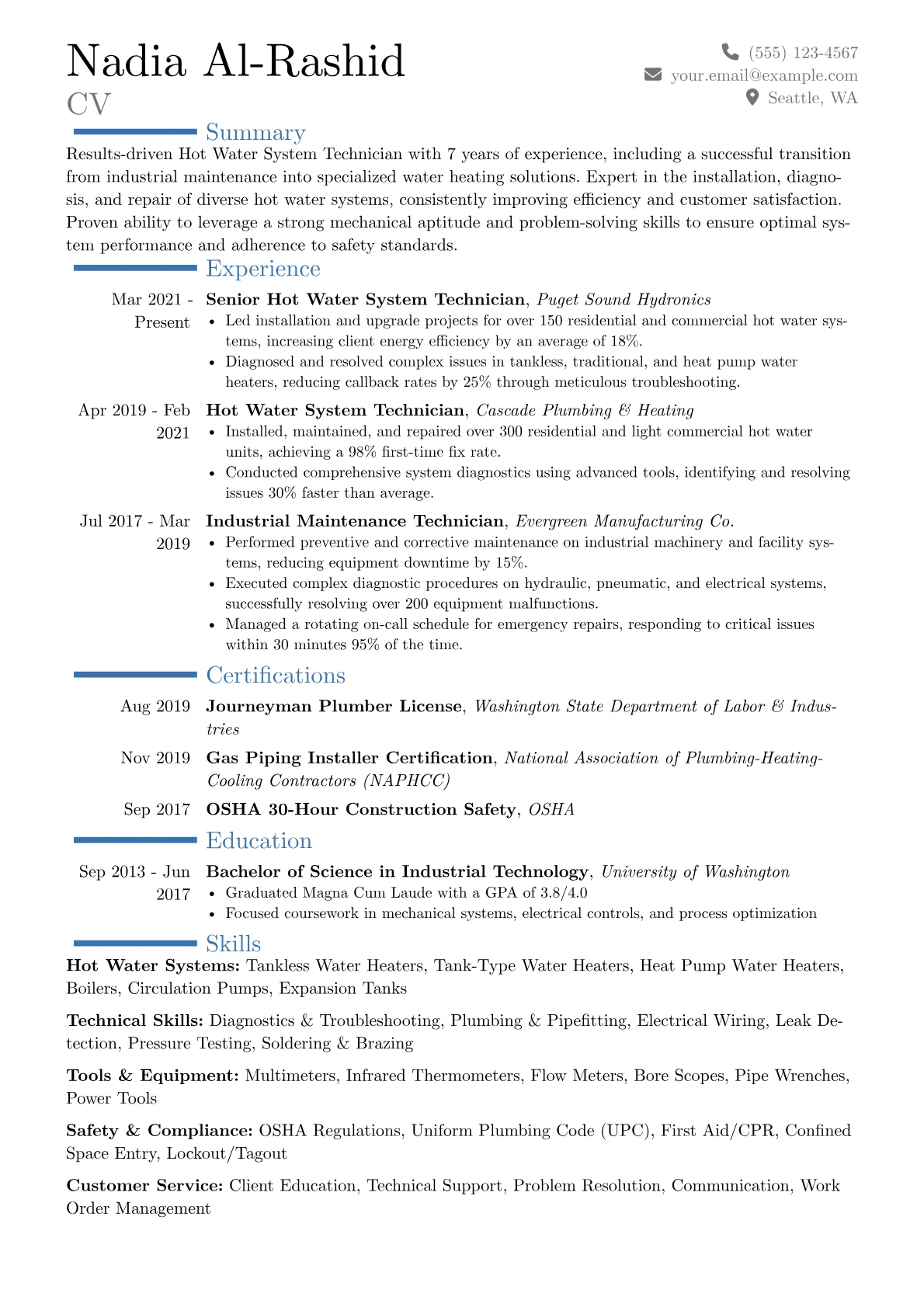 Career changer version - Page 1