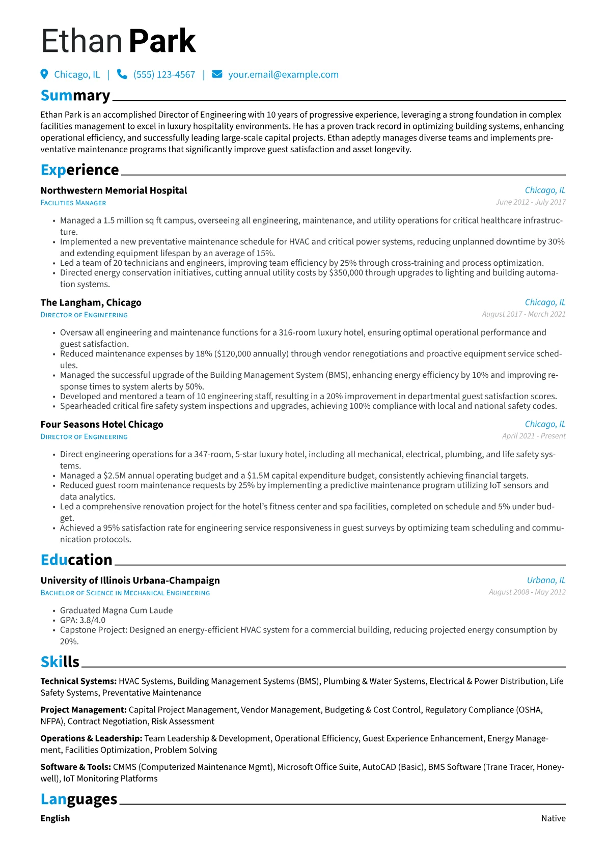 Career changer version - Page 1