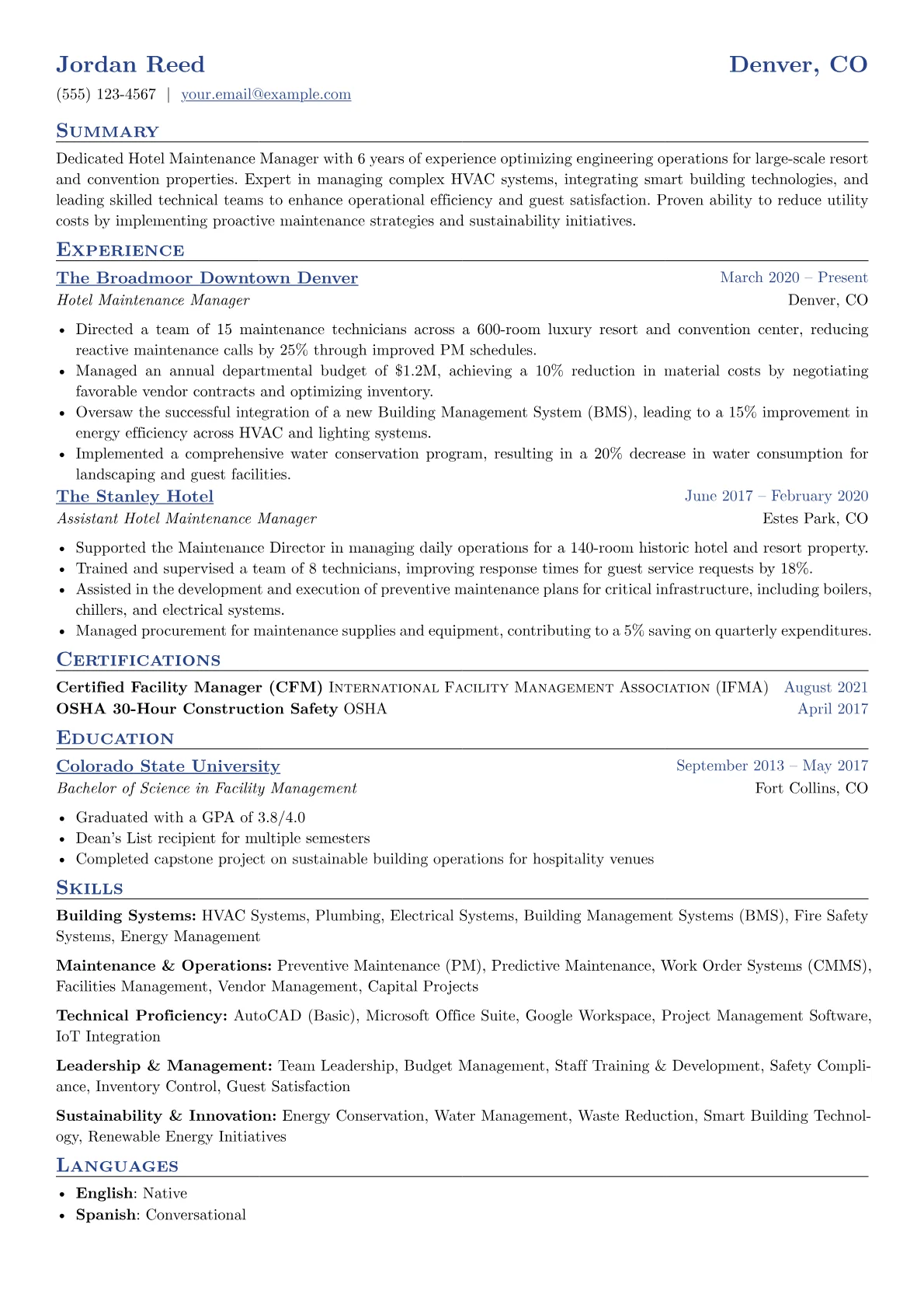 Resort & Convention version - Page 1