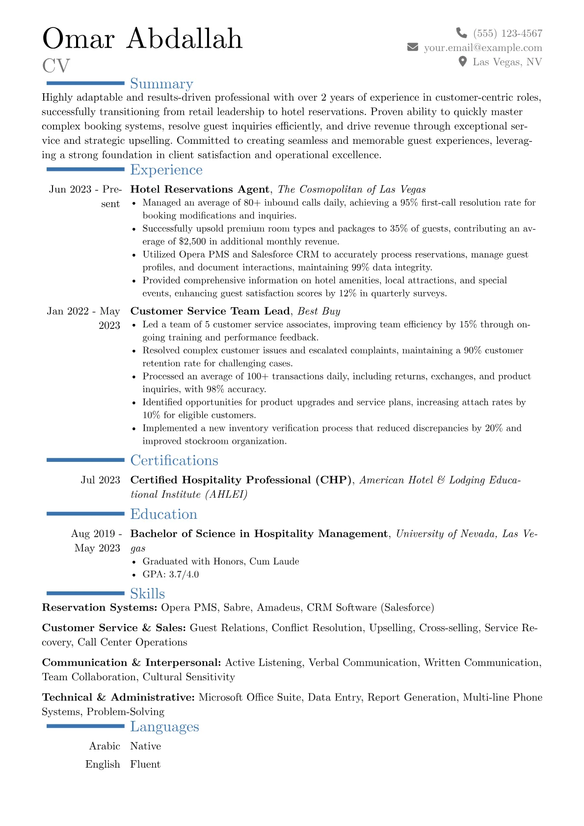 Career changer version - Page 1