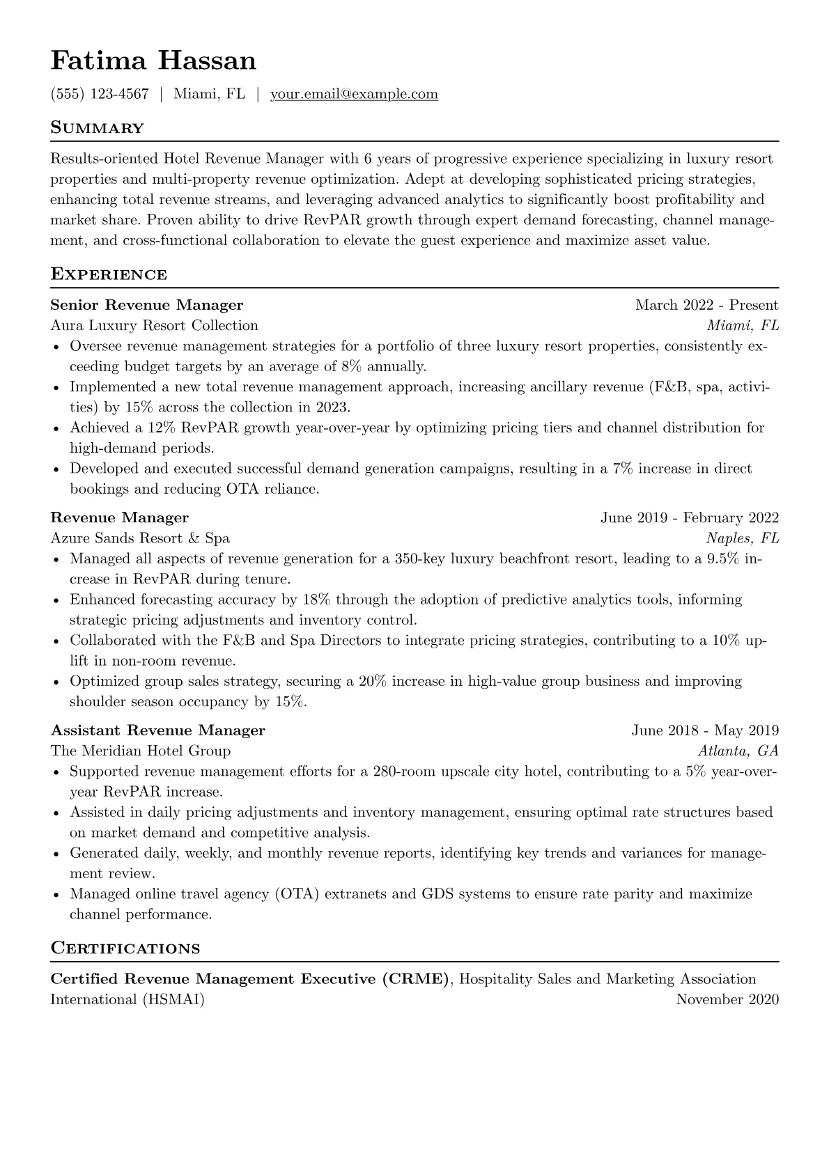 Luxury Resort Revenue version - Page 1