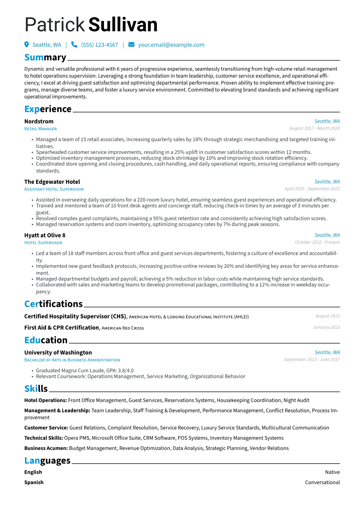 Career changer version - Page 1