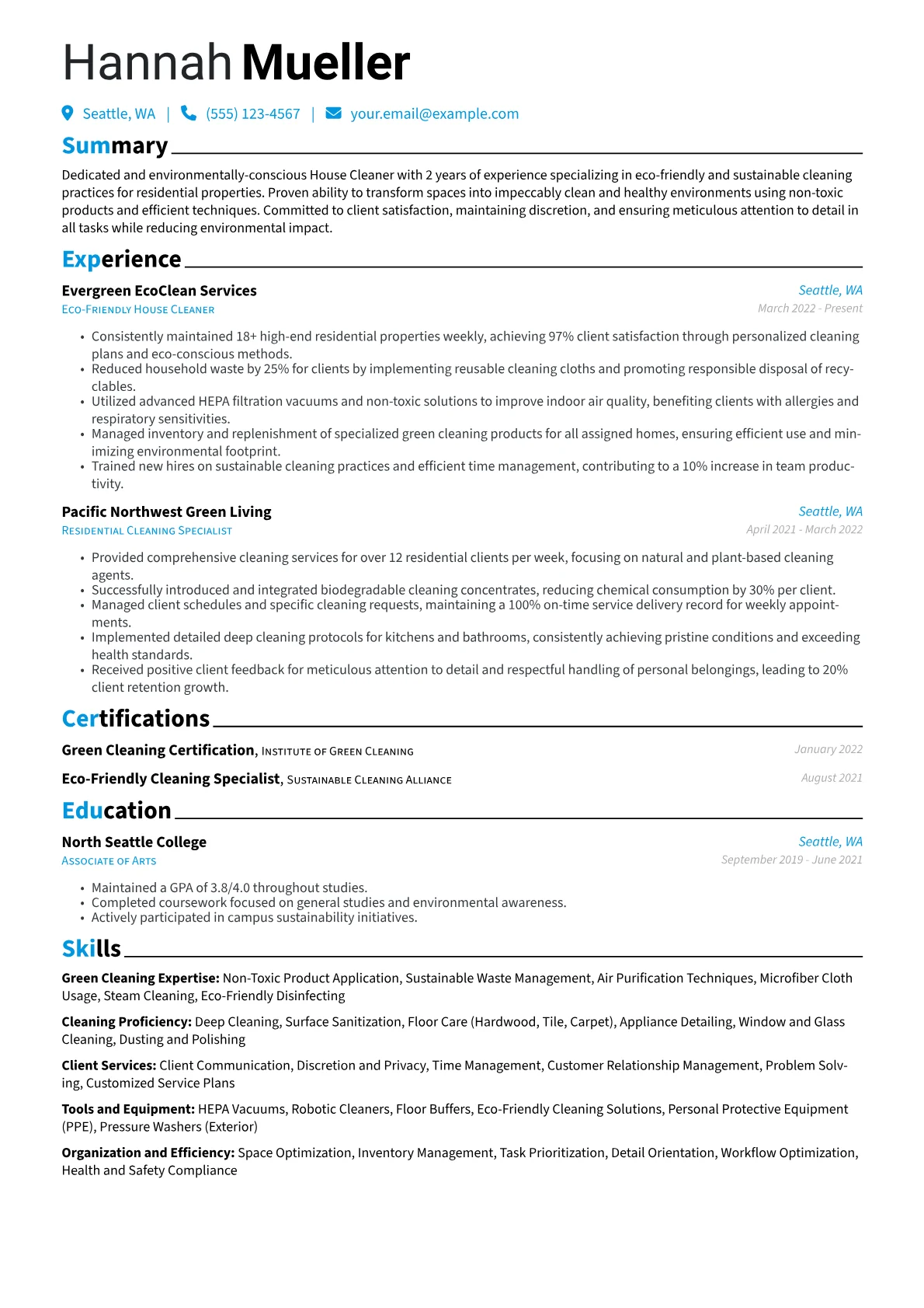 Eco-Friendly House Cleaner version - Page 1
