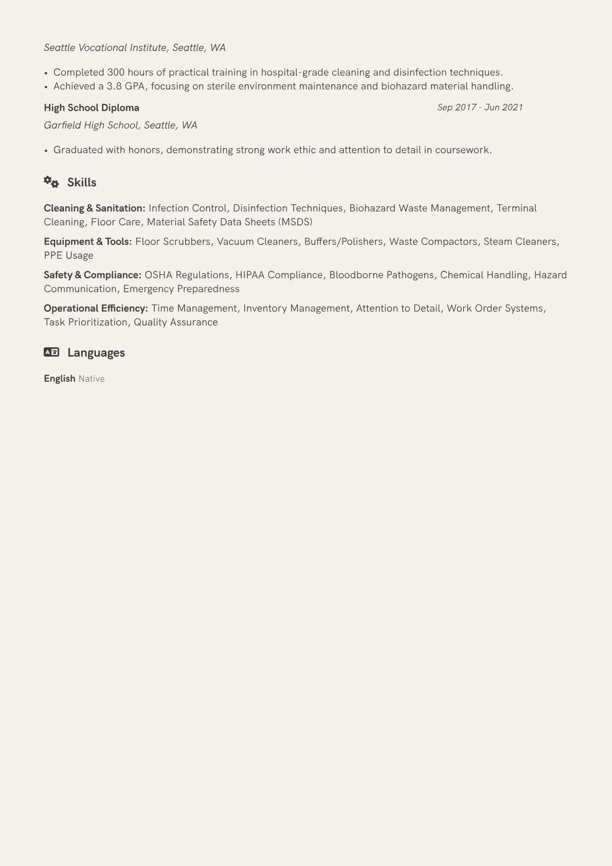 Healthcare Housekeeper version - Page 2