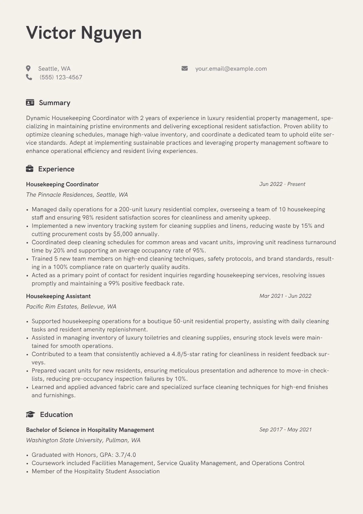 Operational Management version - Page 1