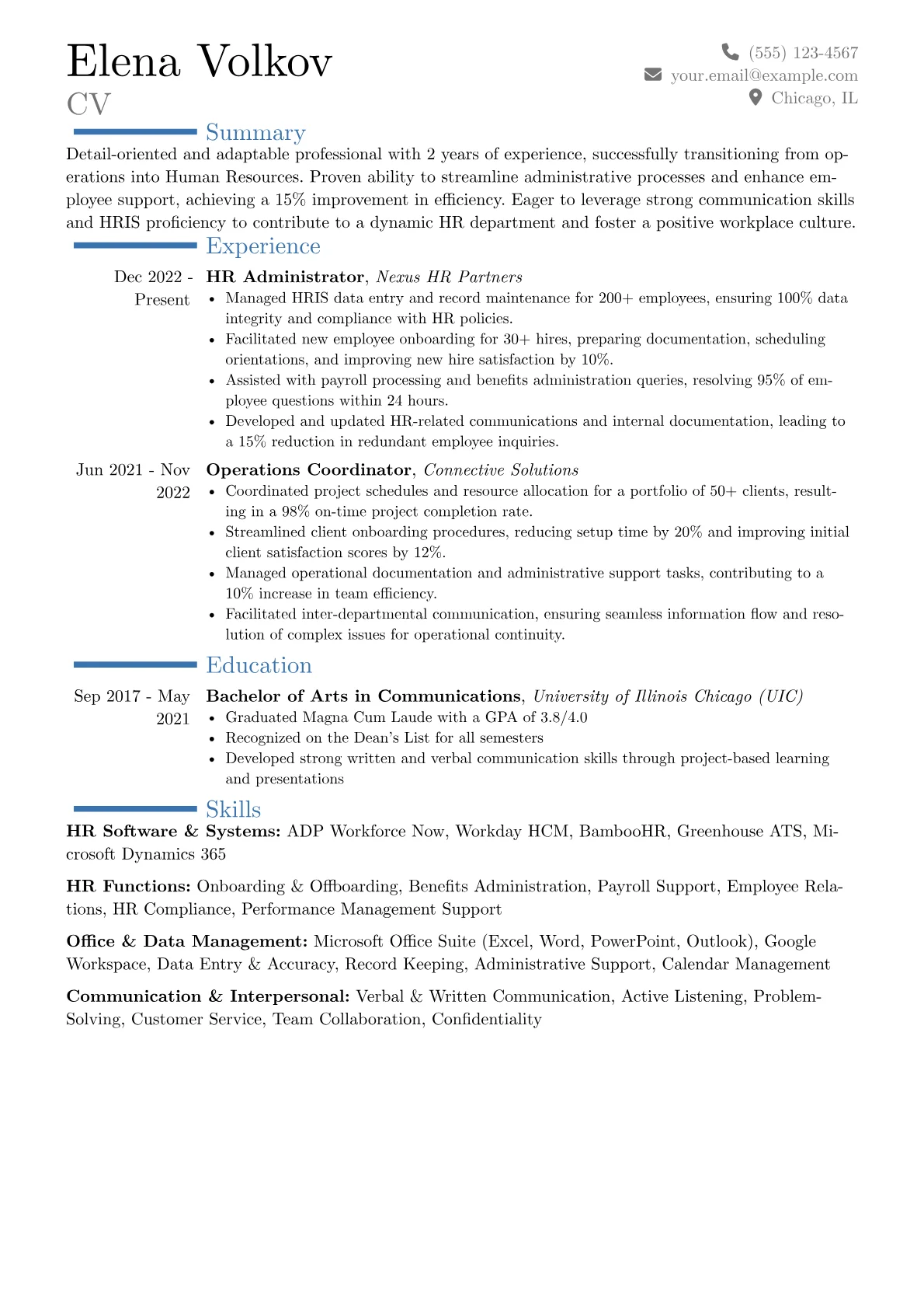 Career changer version - Page 1