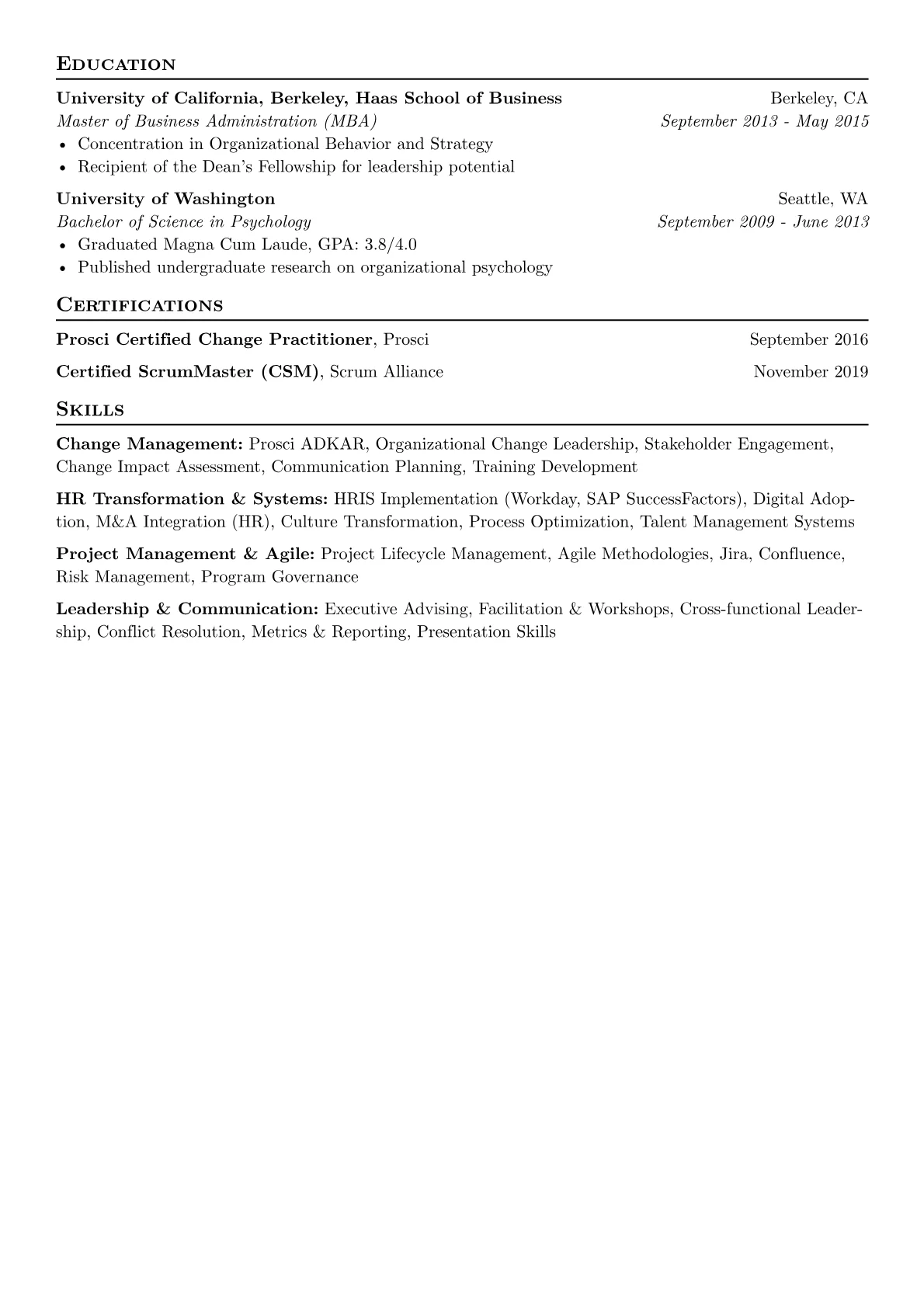 HR Change Manager version - Page 2