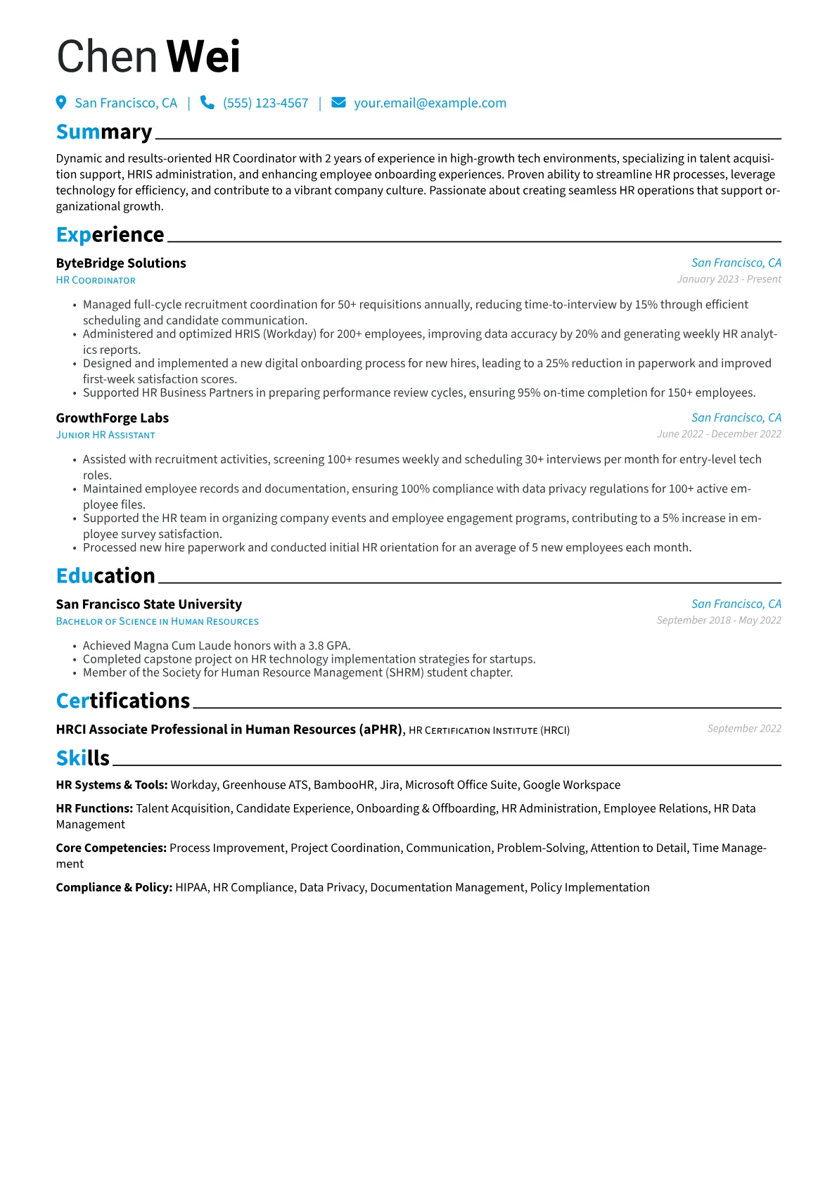 HR Tech-Focused version - Page 1