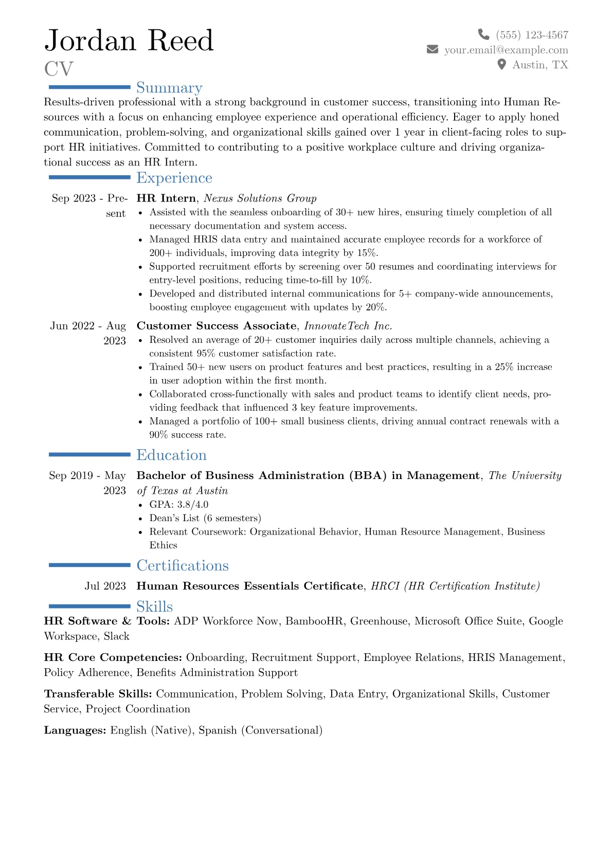 Career changer version - Page 1