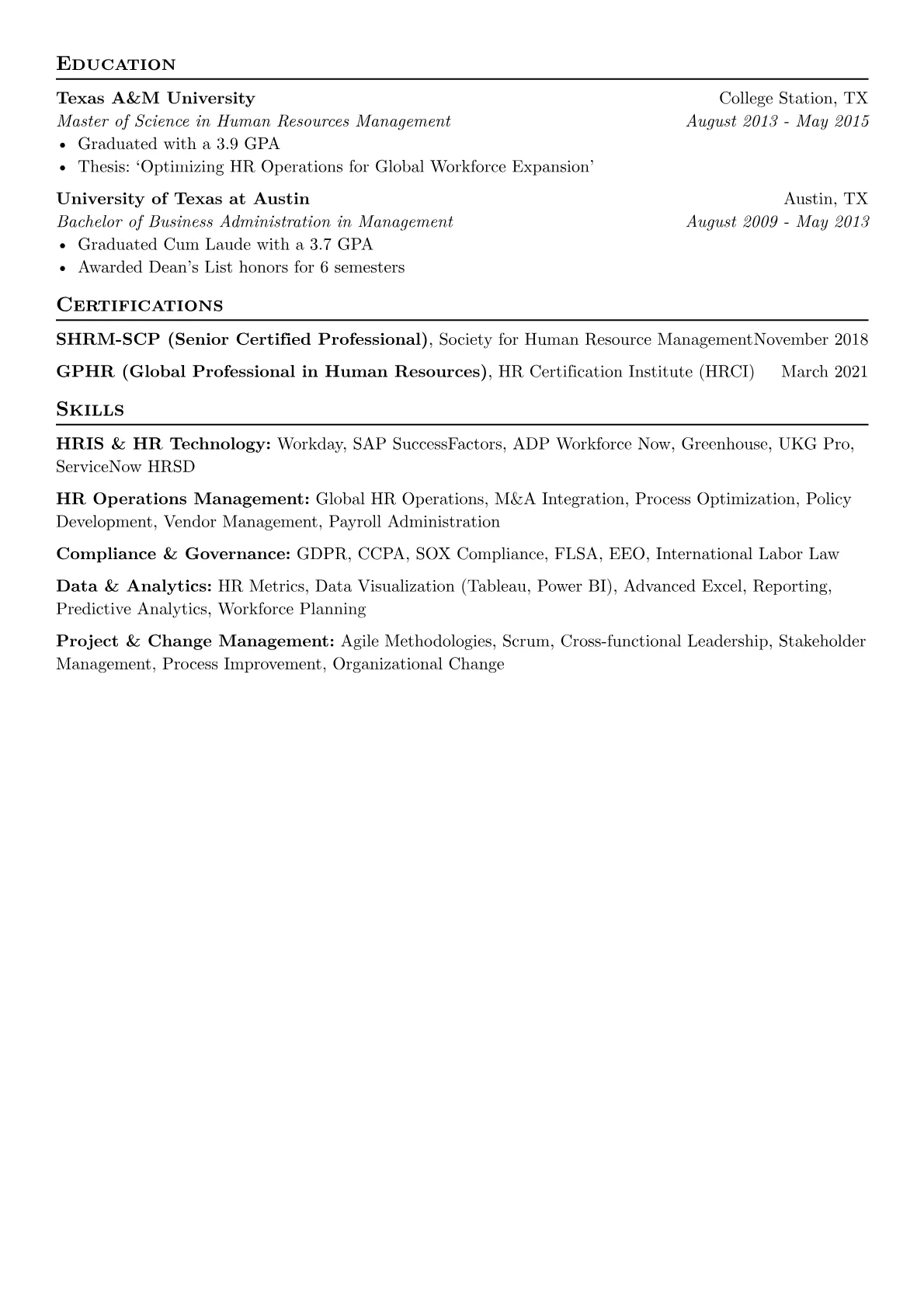 HR Operations Manager version - Page 2