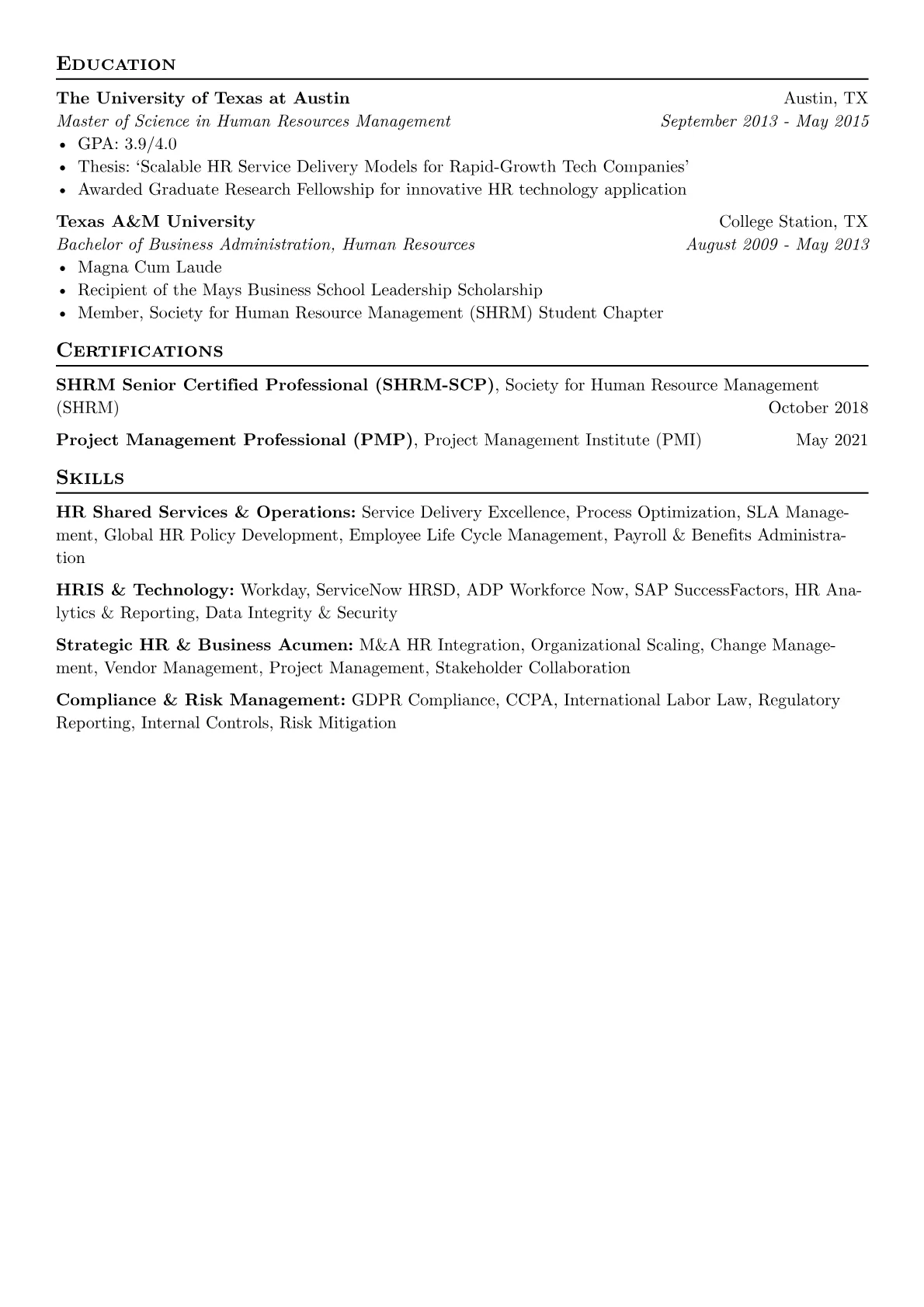HR Shared Services version - Page 2