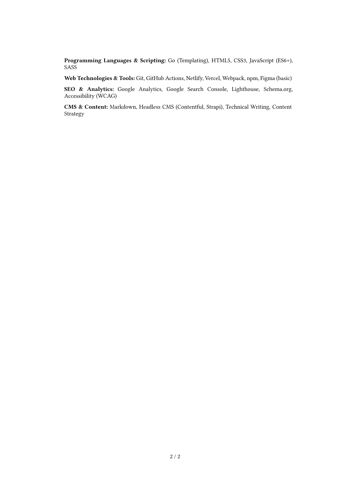 Career changer version - Page 2