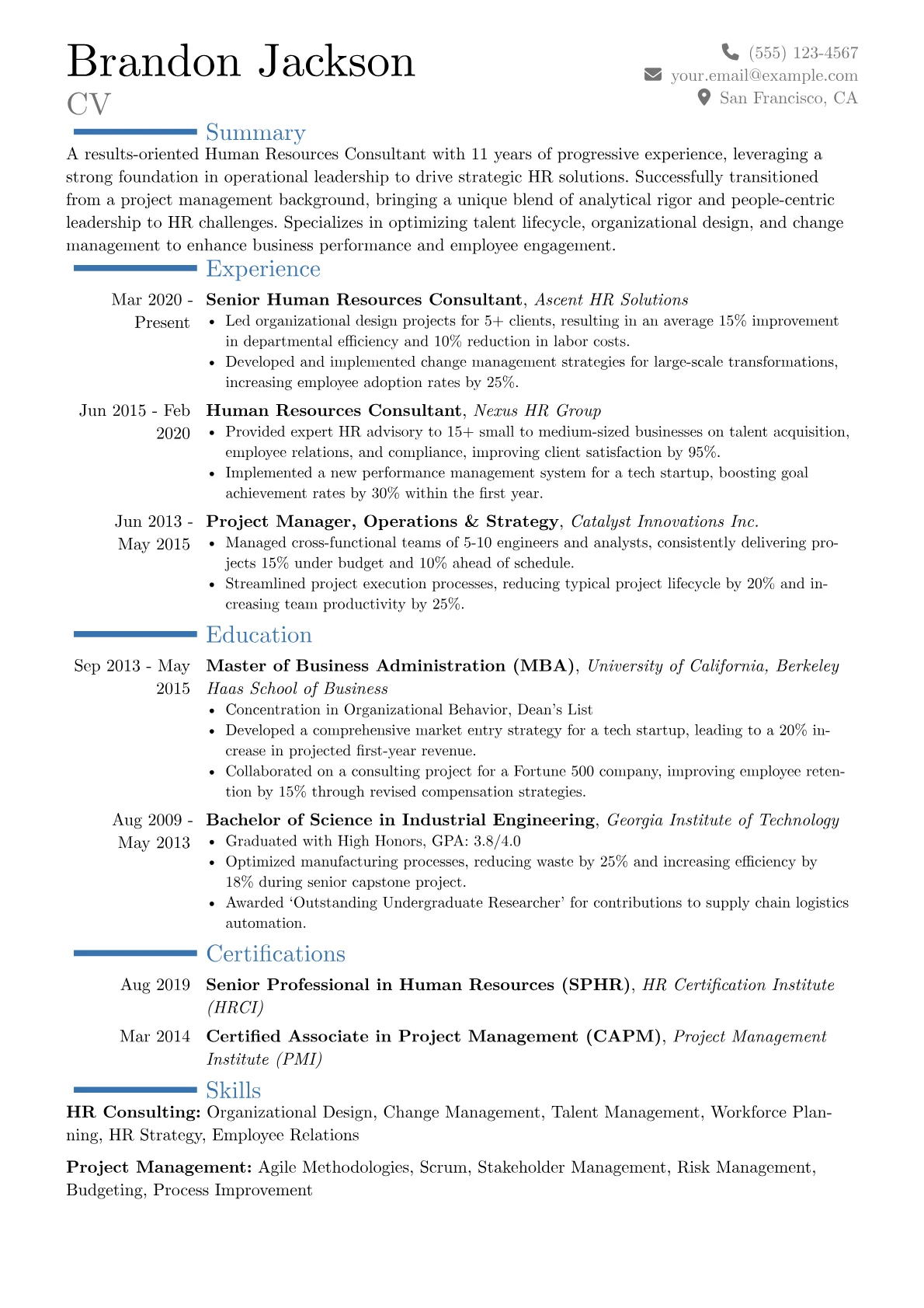 Career changer version - Page 1