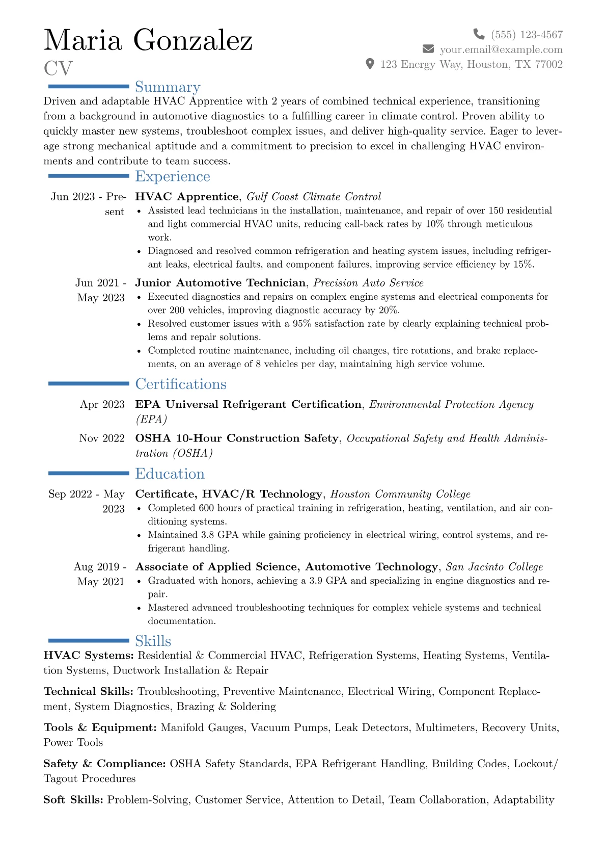 Career changer version - Page 1
