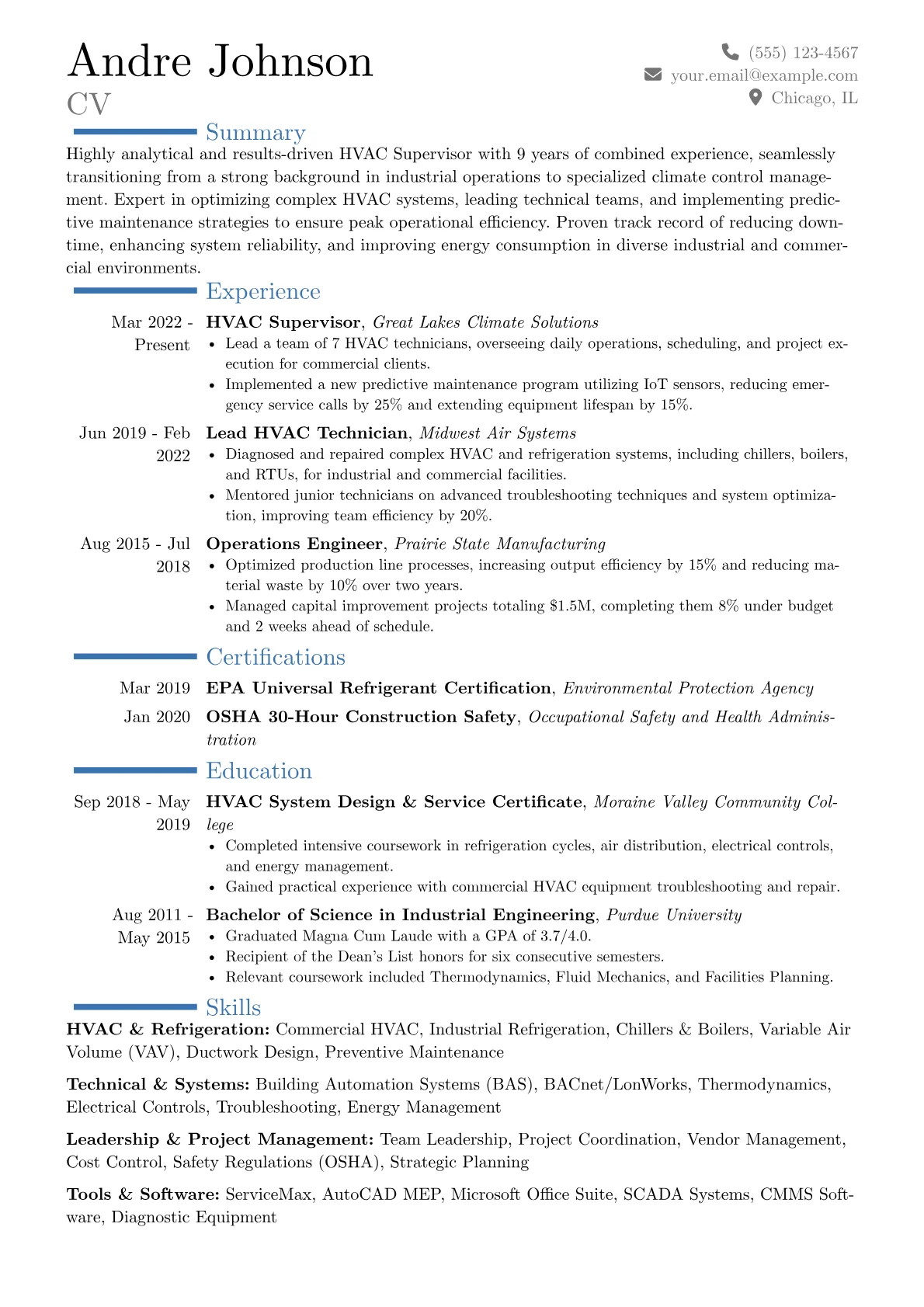 Career changer version - Page 1