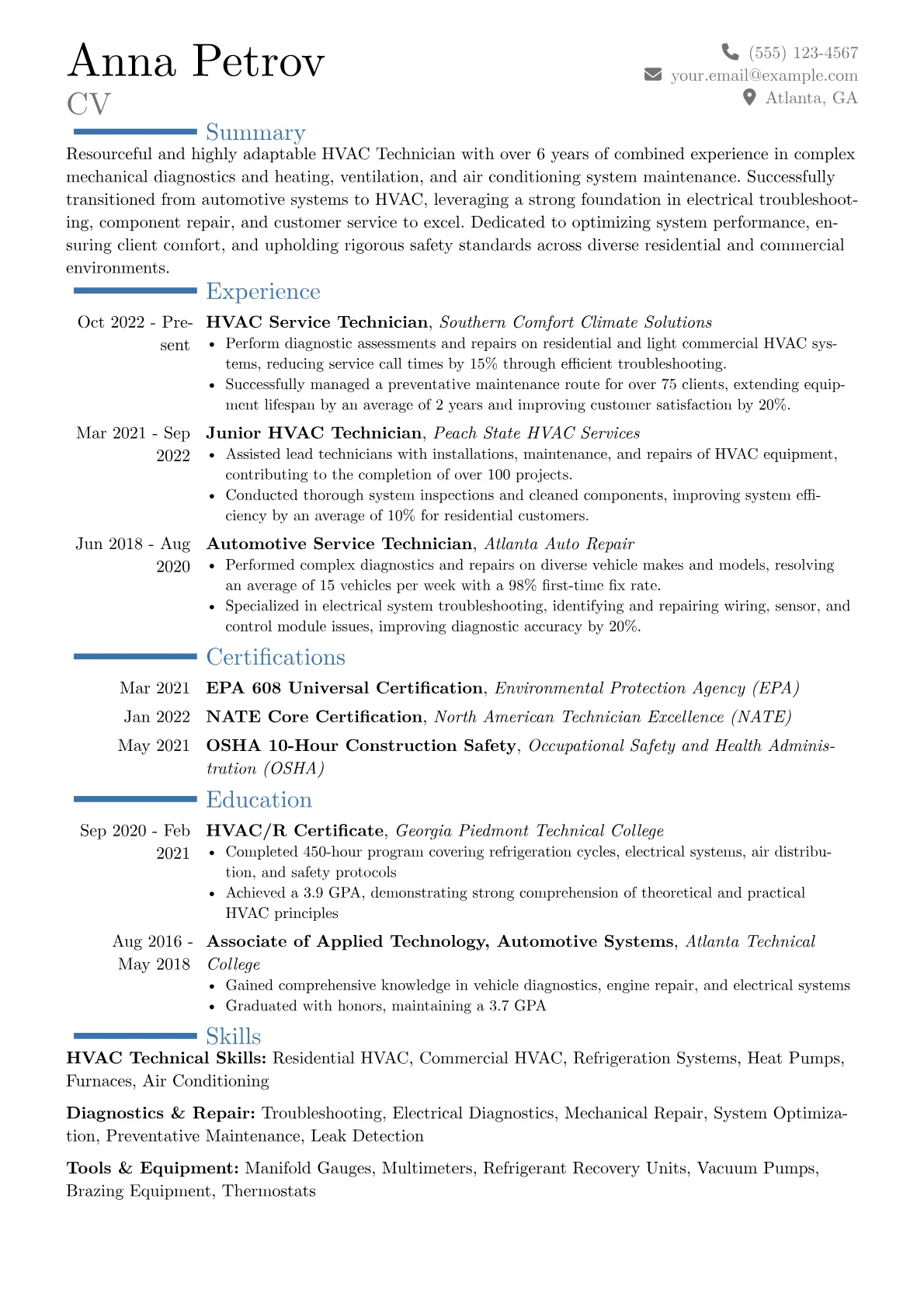 Career changer version - Page 1