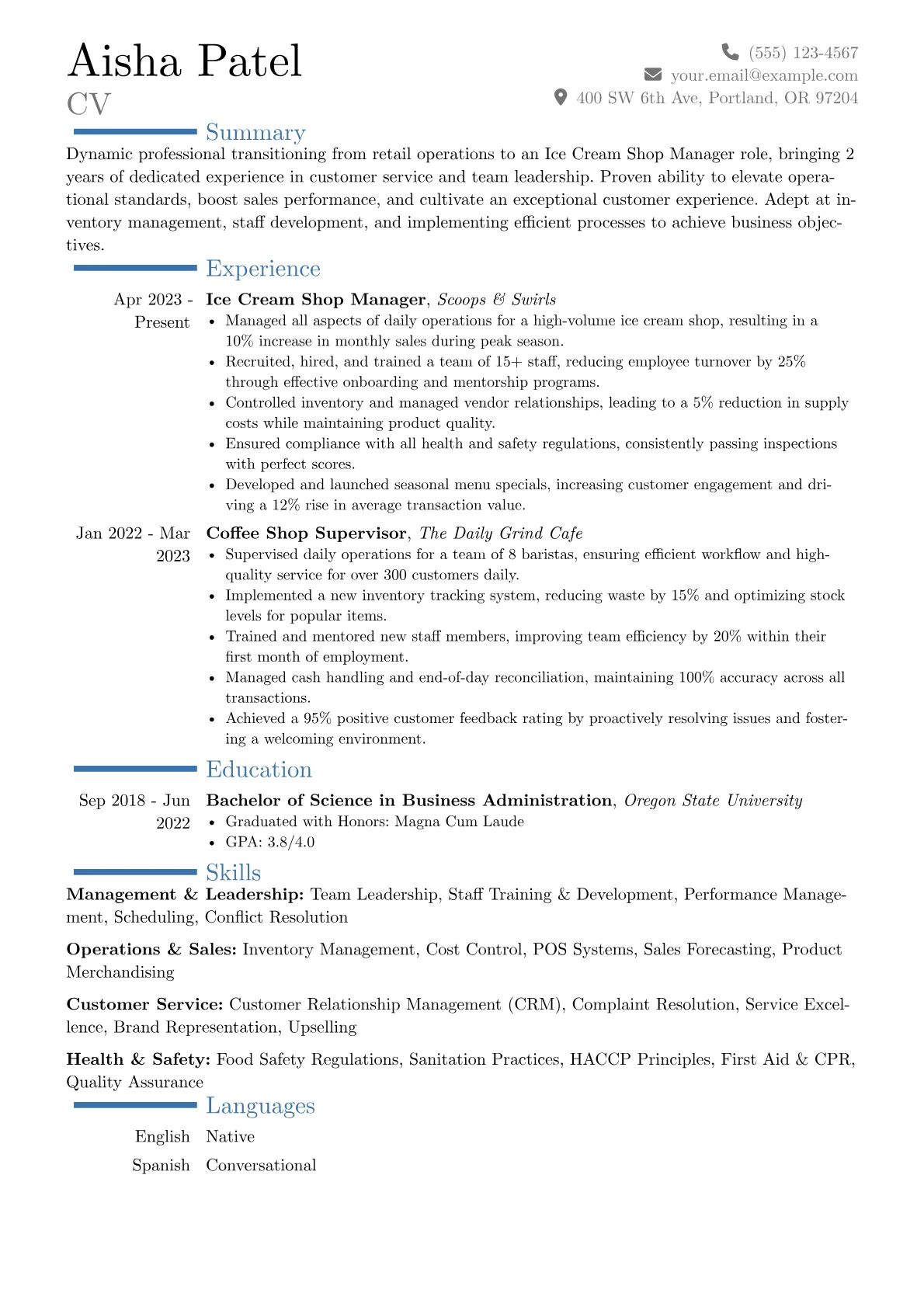 Career changer version - Page 1