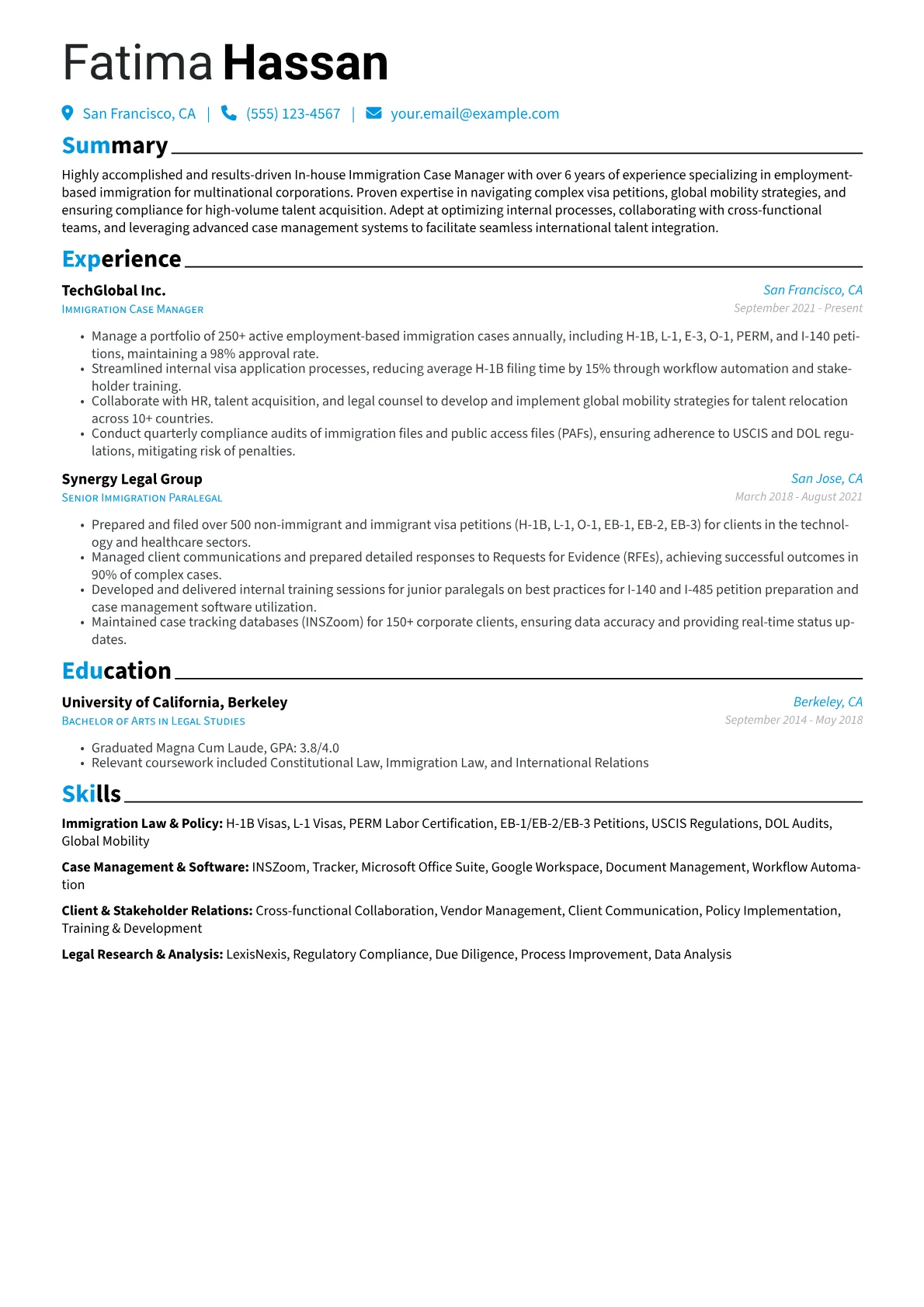 In-house Corporate version - Page 1