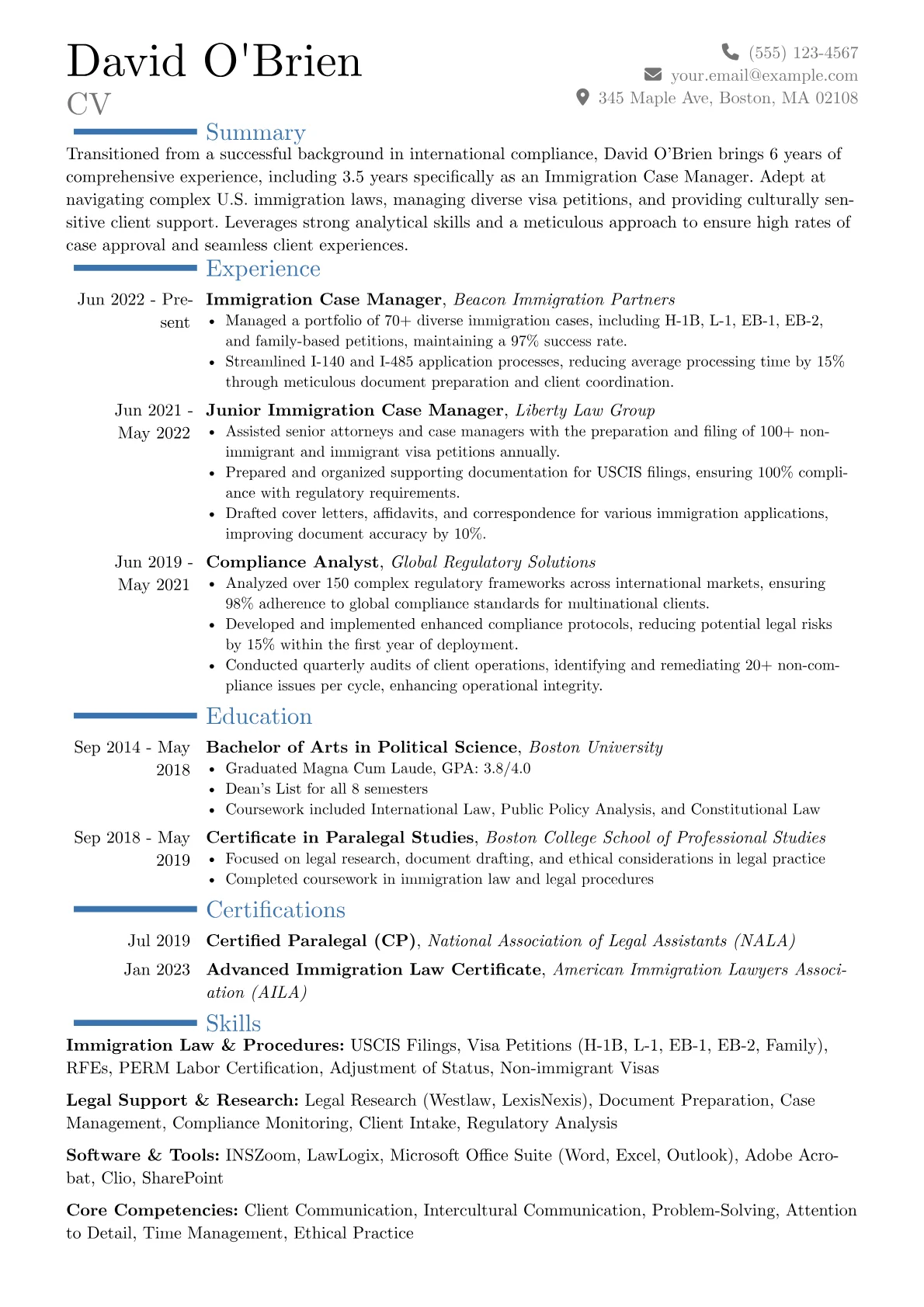 Career changer version - Page 1